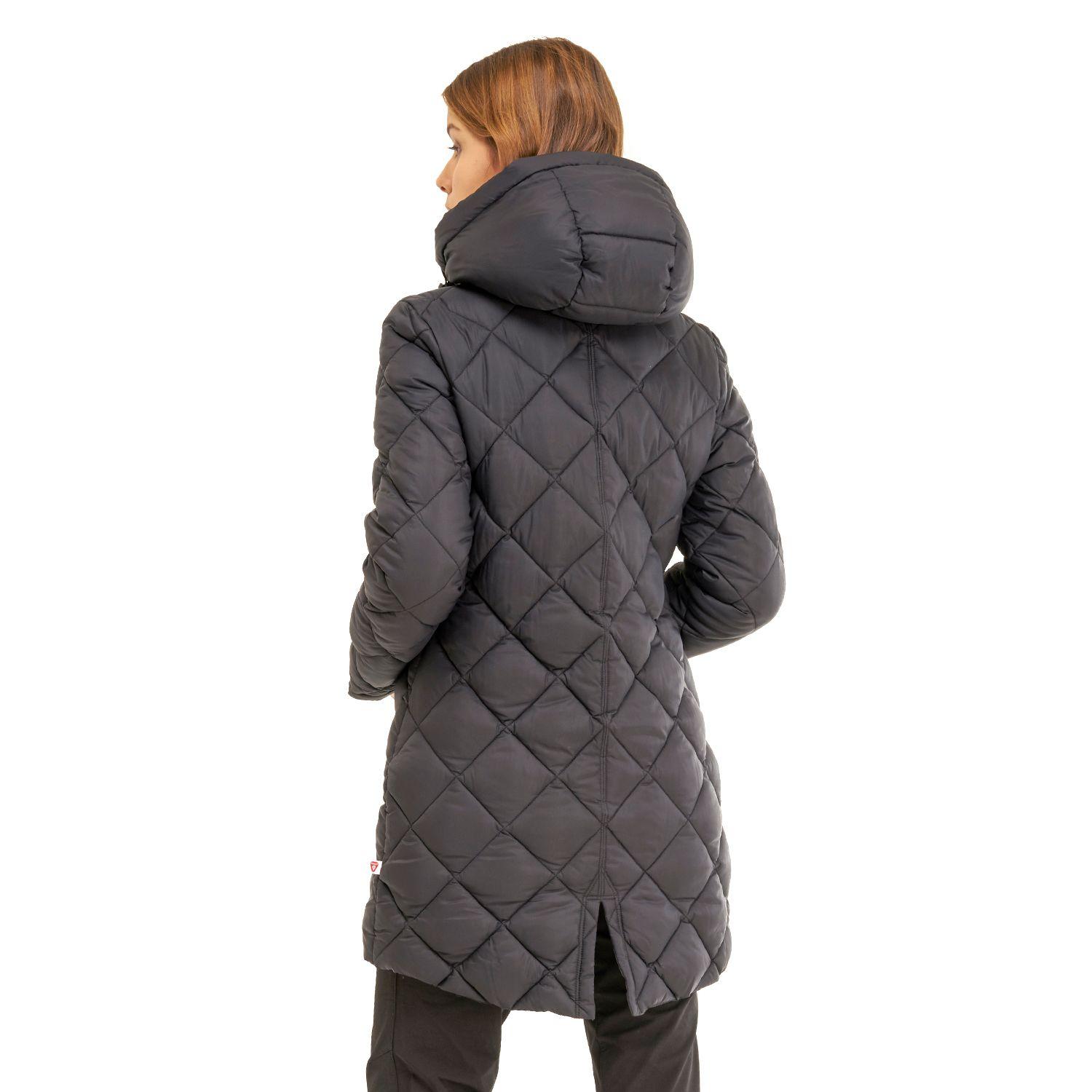 Chaqueta Mujer Long Line Steam-Pro Hoody Jacket Negro Lippi I20-2