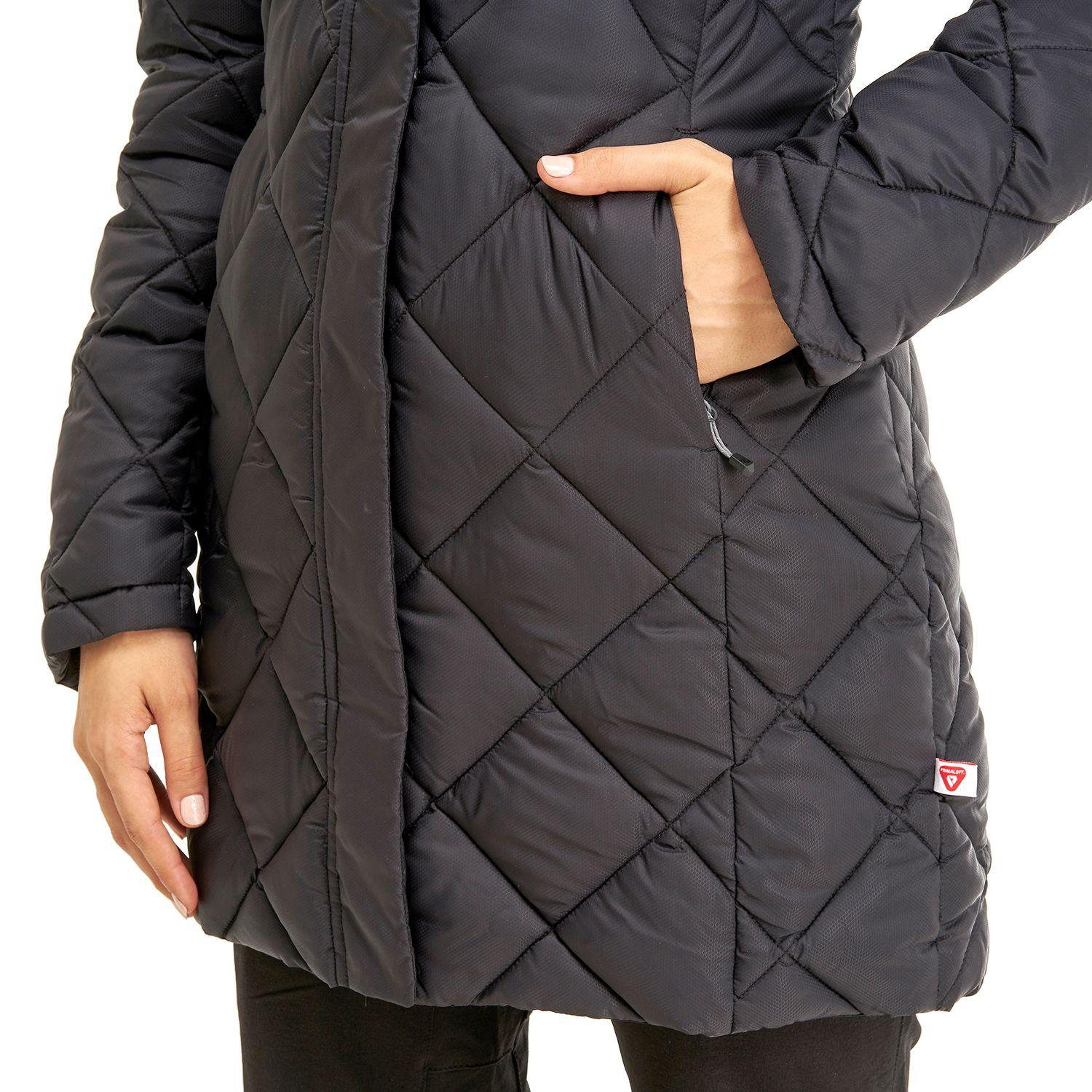 Chaqueta Mujer Long Line Steam-Pro Hoody Jacket Negro Lippi I20-4