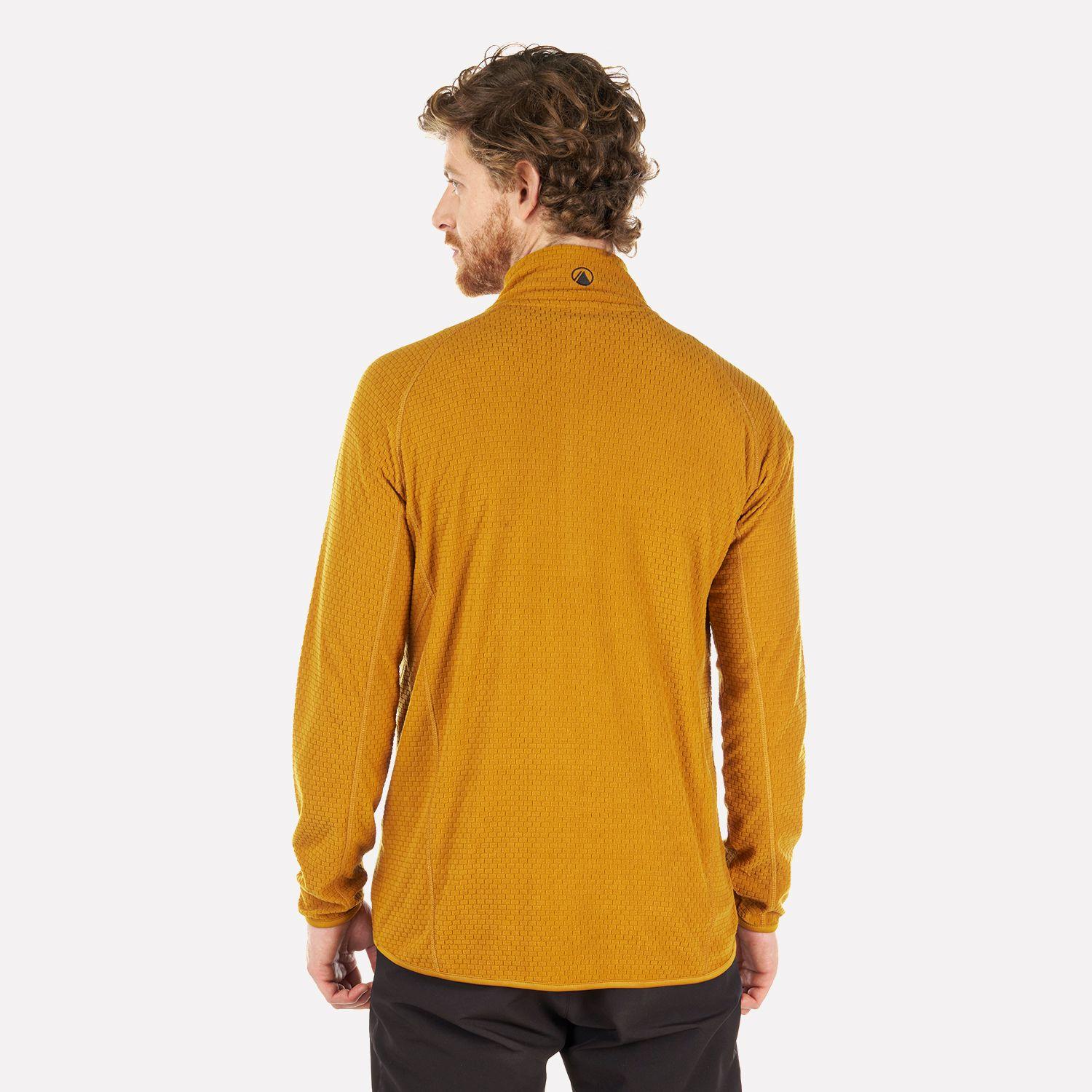 Poleron Hombre Jacaranda Nano-F 14 Zip Mostaza Lippi-2