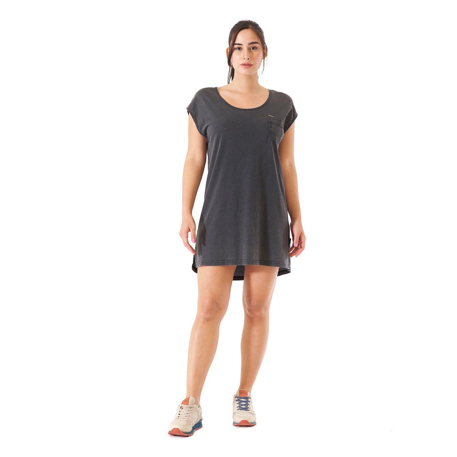 Vestido Mujer Chusca Negro Haka Honu V21-6