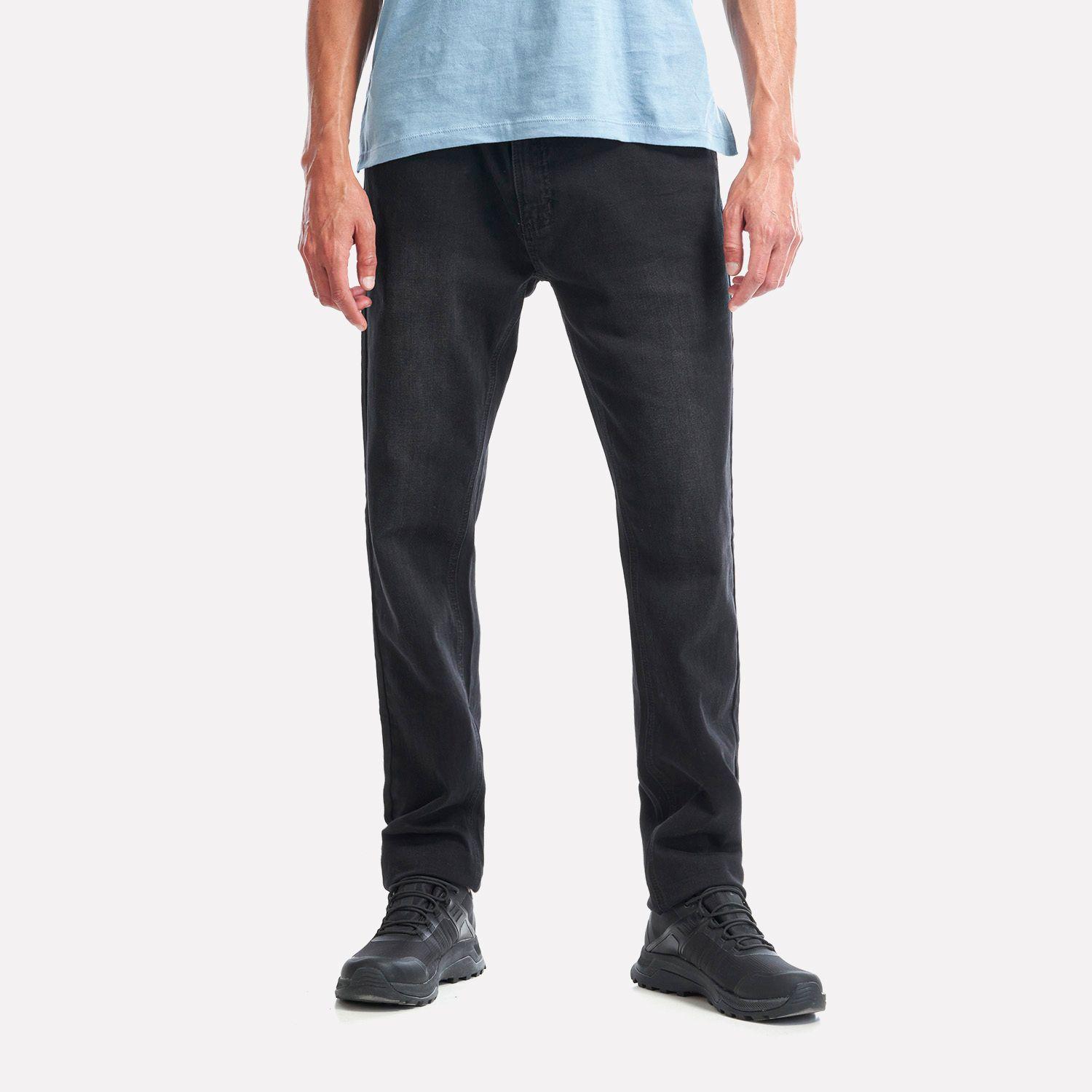 Pantalon Hombre Denim Pants Negro Lippi I22-1