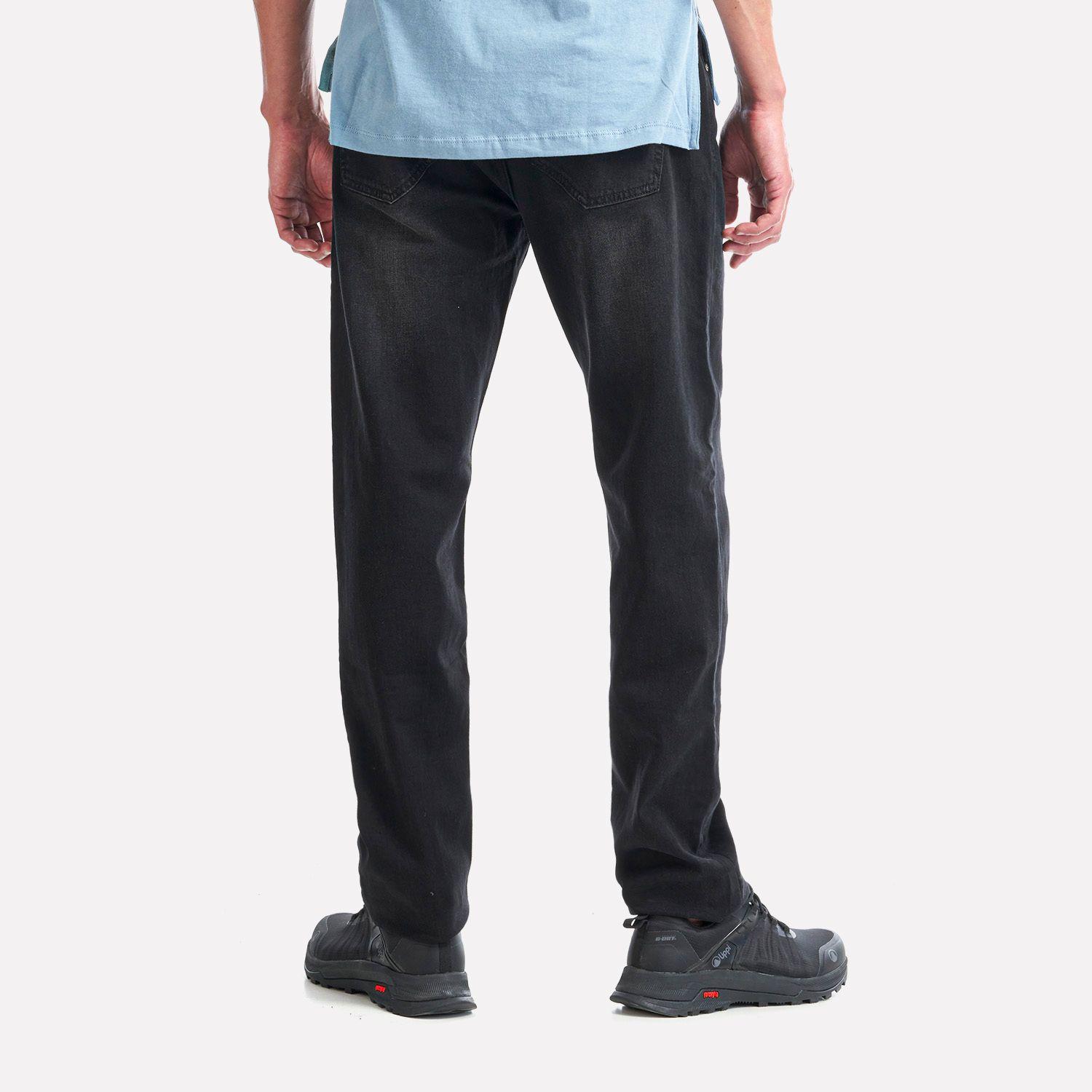 Pantalon Hombre Denim Pants Negro Lippi I22-5