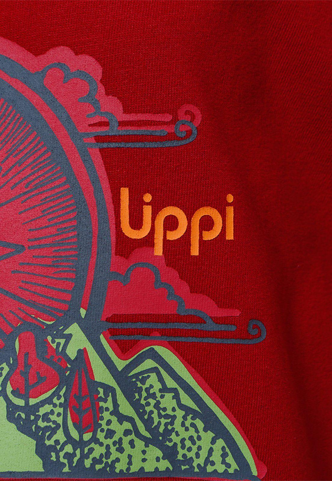 Polera Niño Adventure Cotton T-Shirt Rojo Oscuro Lippi-5