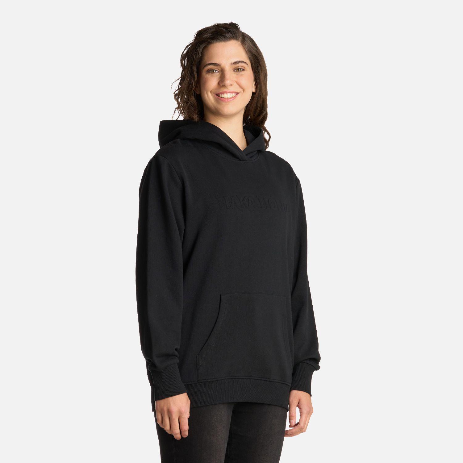 Polerón Mujer Motomami Hoody Negro Haka Honu I25-1