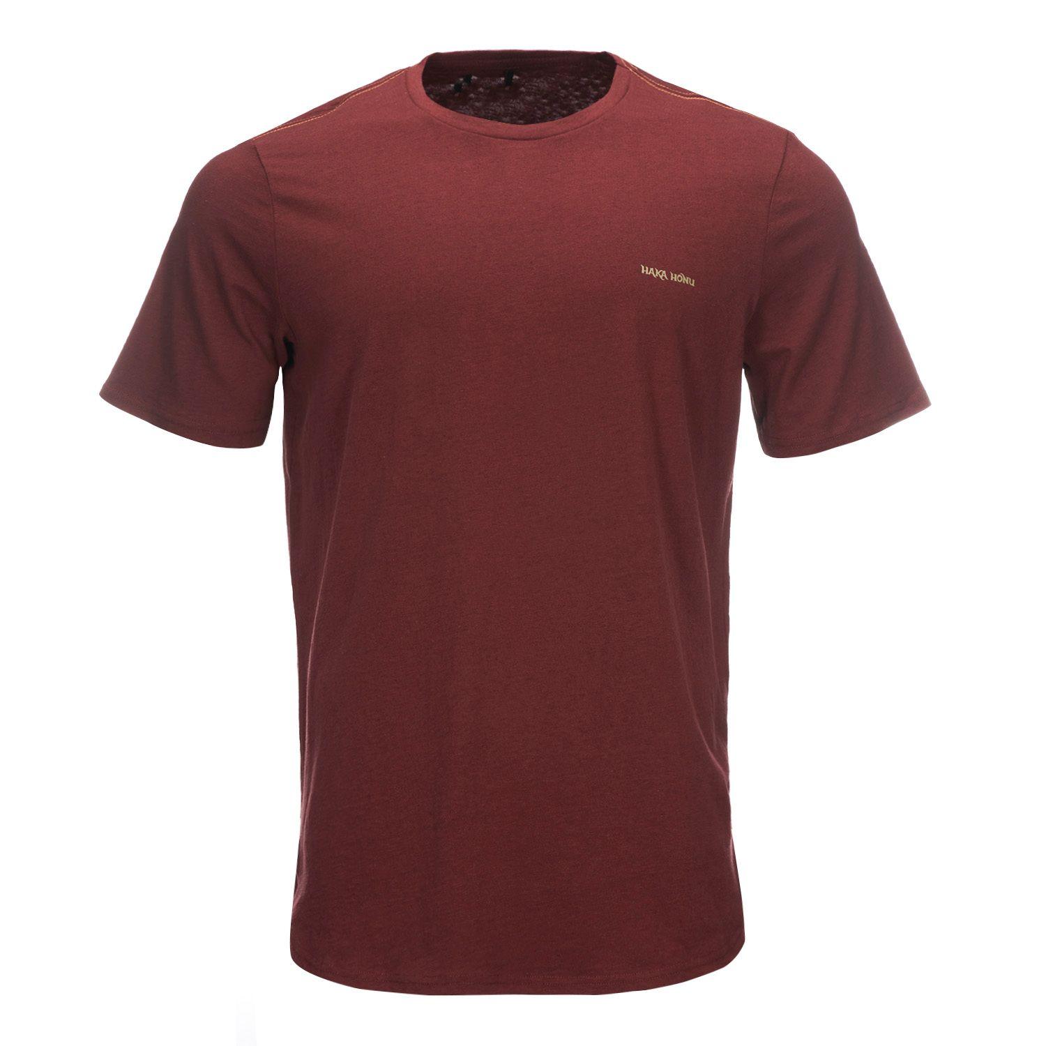 Polera Hombre Natural Burdeo Haka Honu V22-0