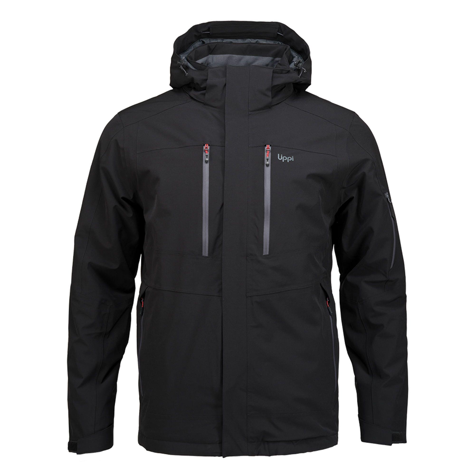 Chaqueta Hombre Andes B-Dry Hoody Jacket Negro Lippi I19-0