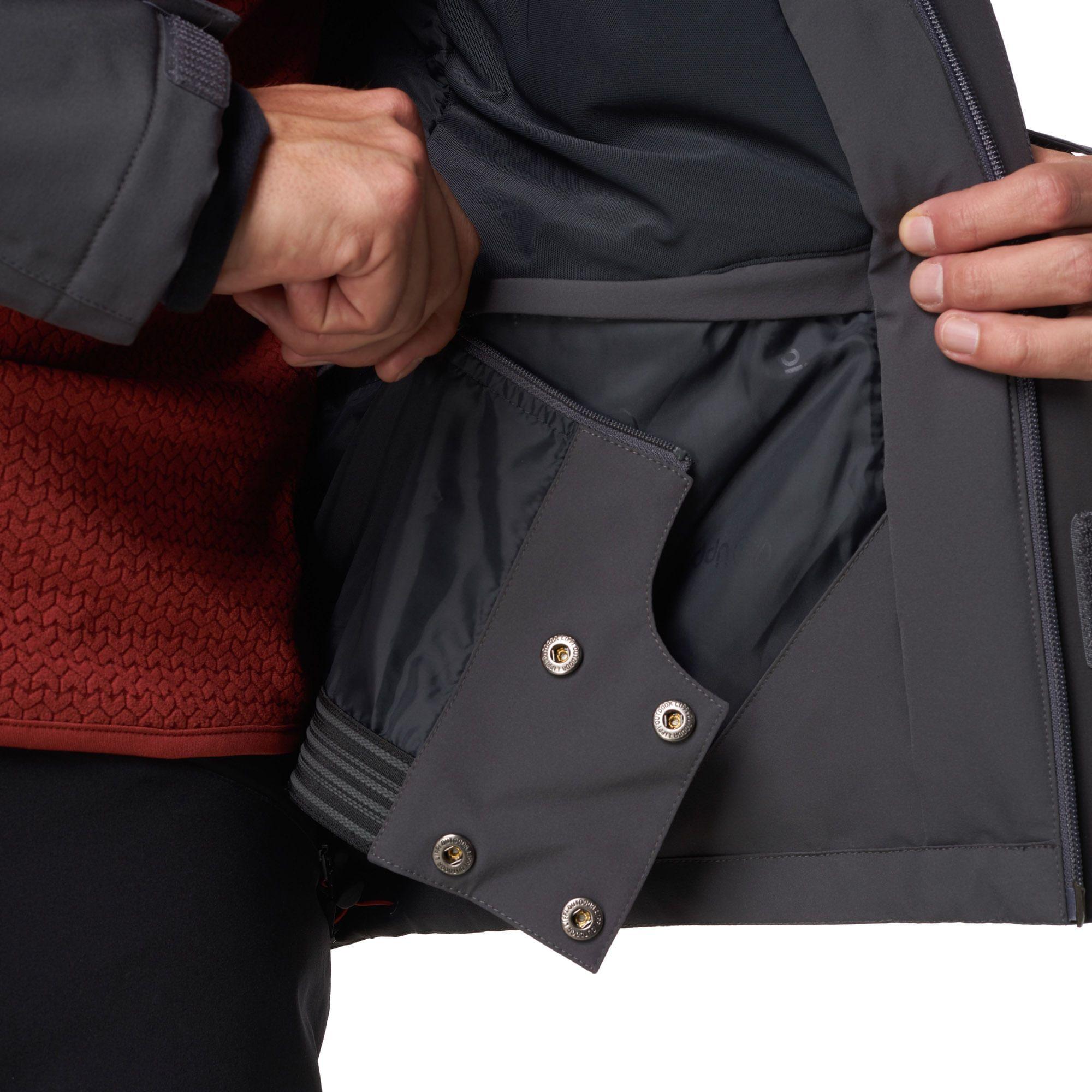 Chaqueta Hombre Andes B-Dry Hoody Jacket Negro Lippi I19-6