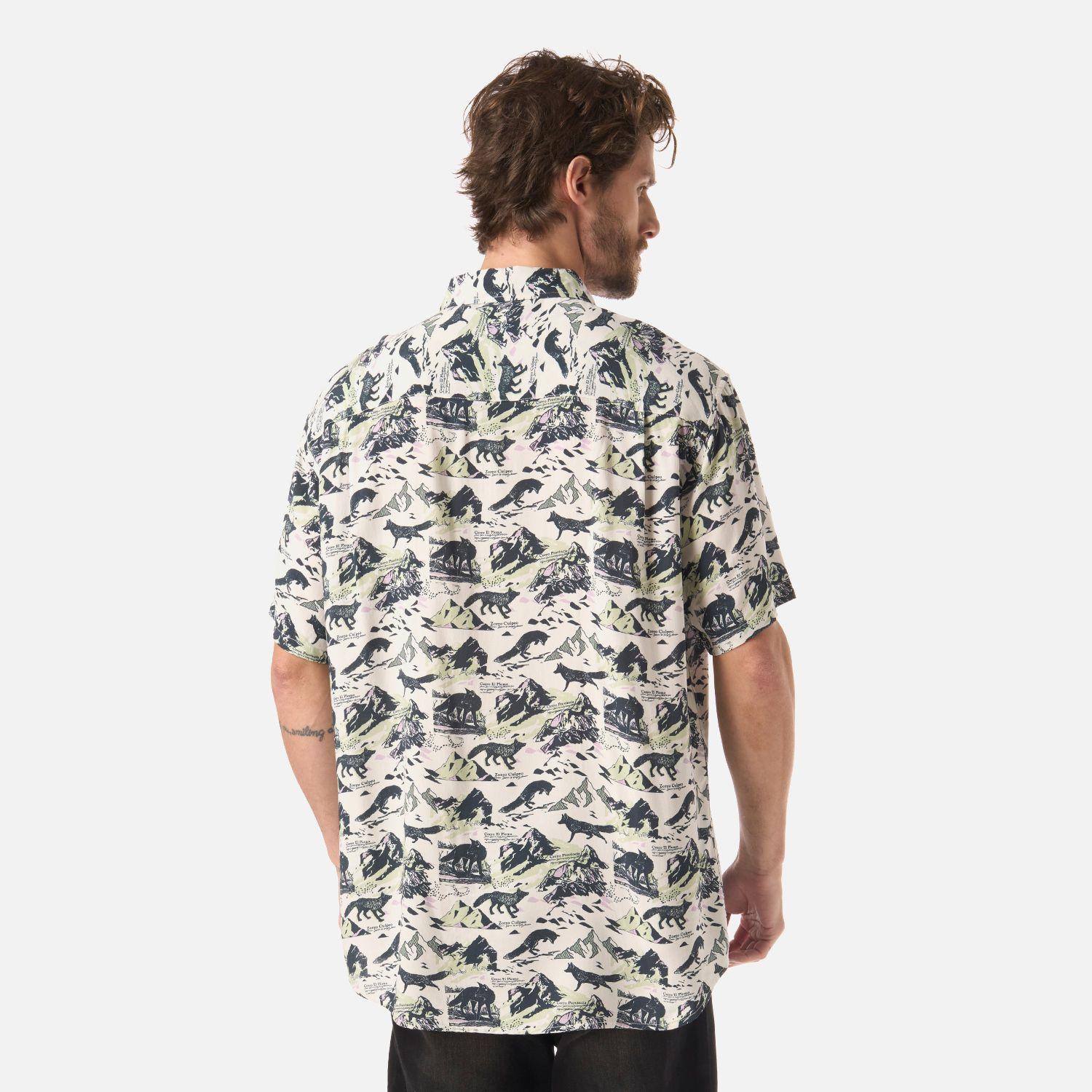Camisa Hombre Good Karma Print Blanco Haka Honu V26-2