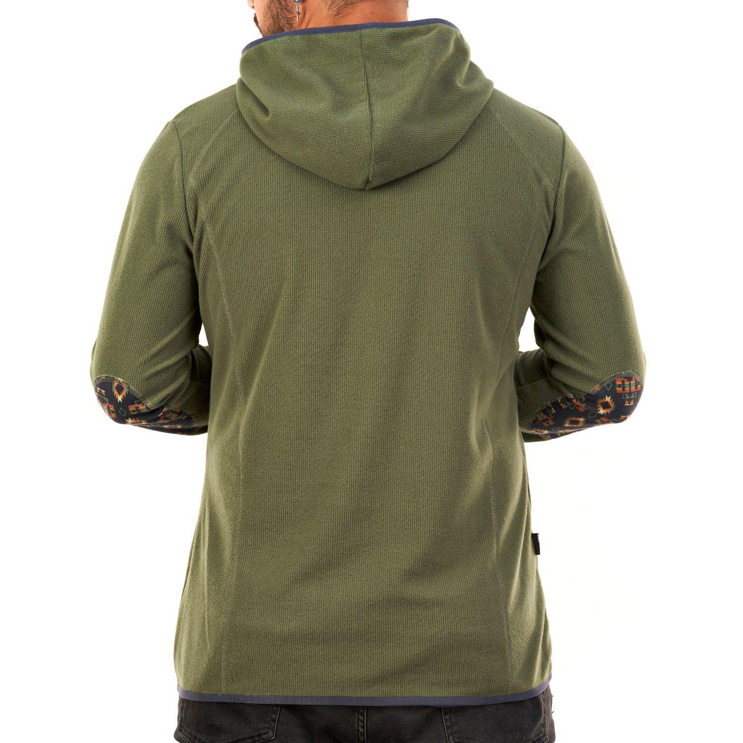 Poleron Hombre Taina Nui Verde Militar Haka Honu I21-5