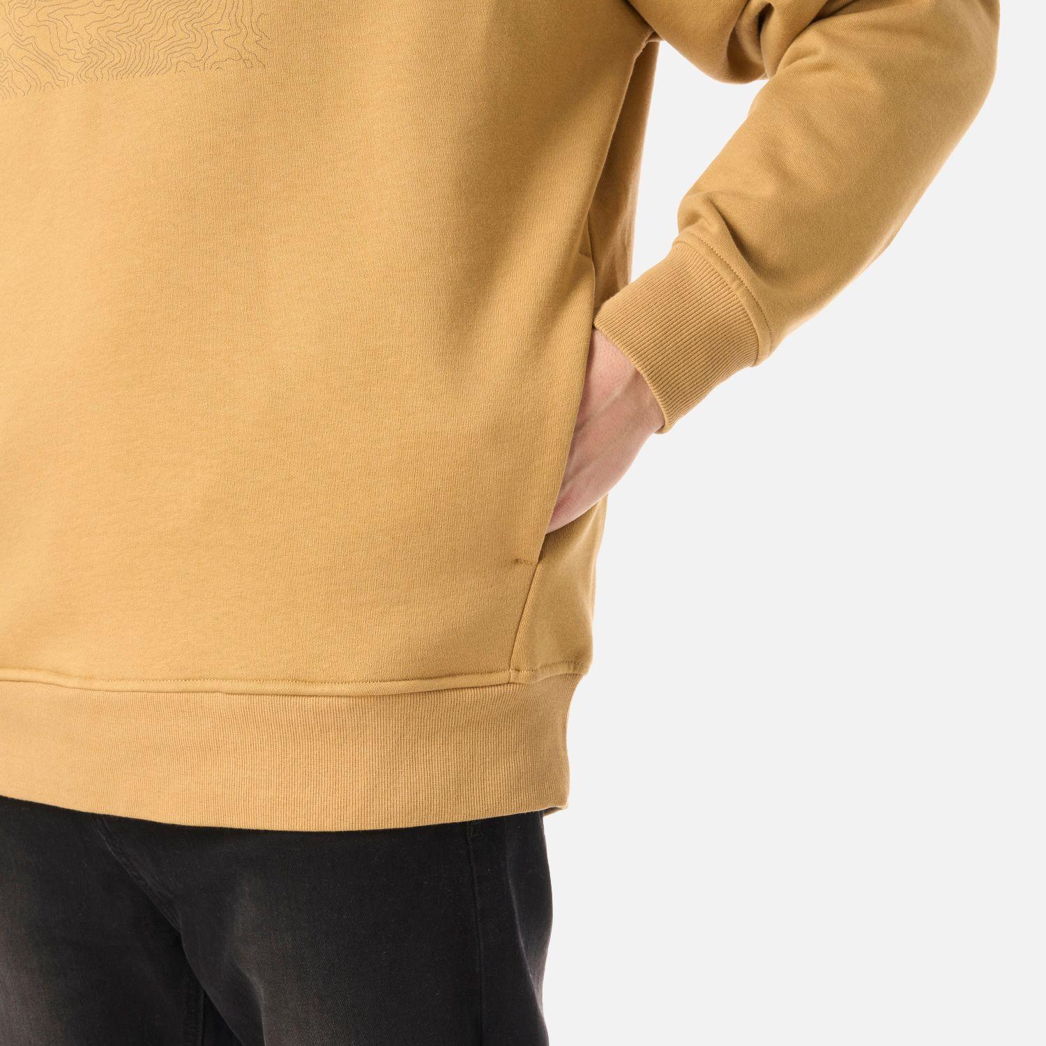 Polerón Hombre Insigne Hoody Sweatshirt Front Print Camel Lippi V26-4