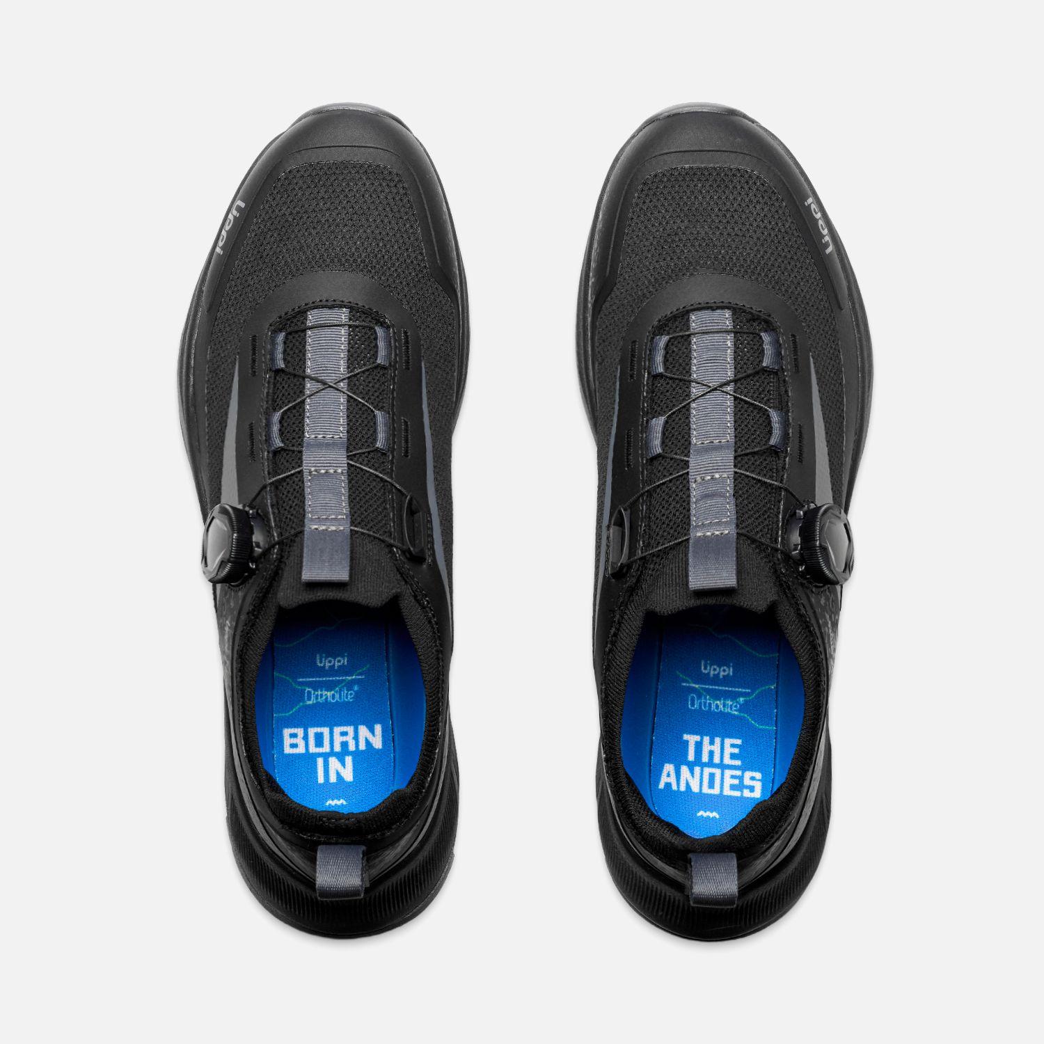 Zapatilla Hombre Light Knit Twist Negro Lippi I26-4