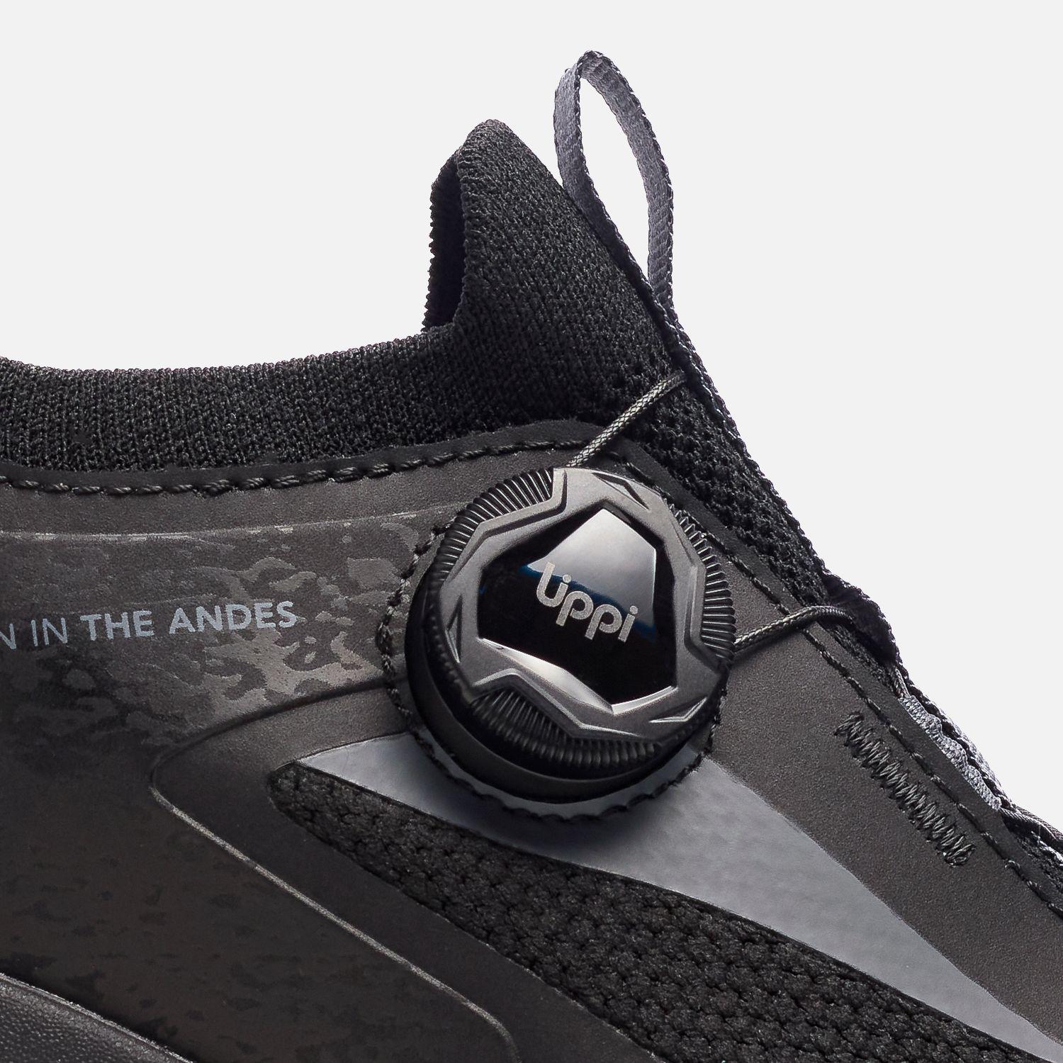 Zapatilla Hombre Light Knit Twist Negro Lippi I26-6