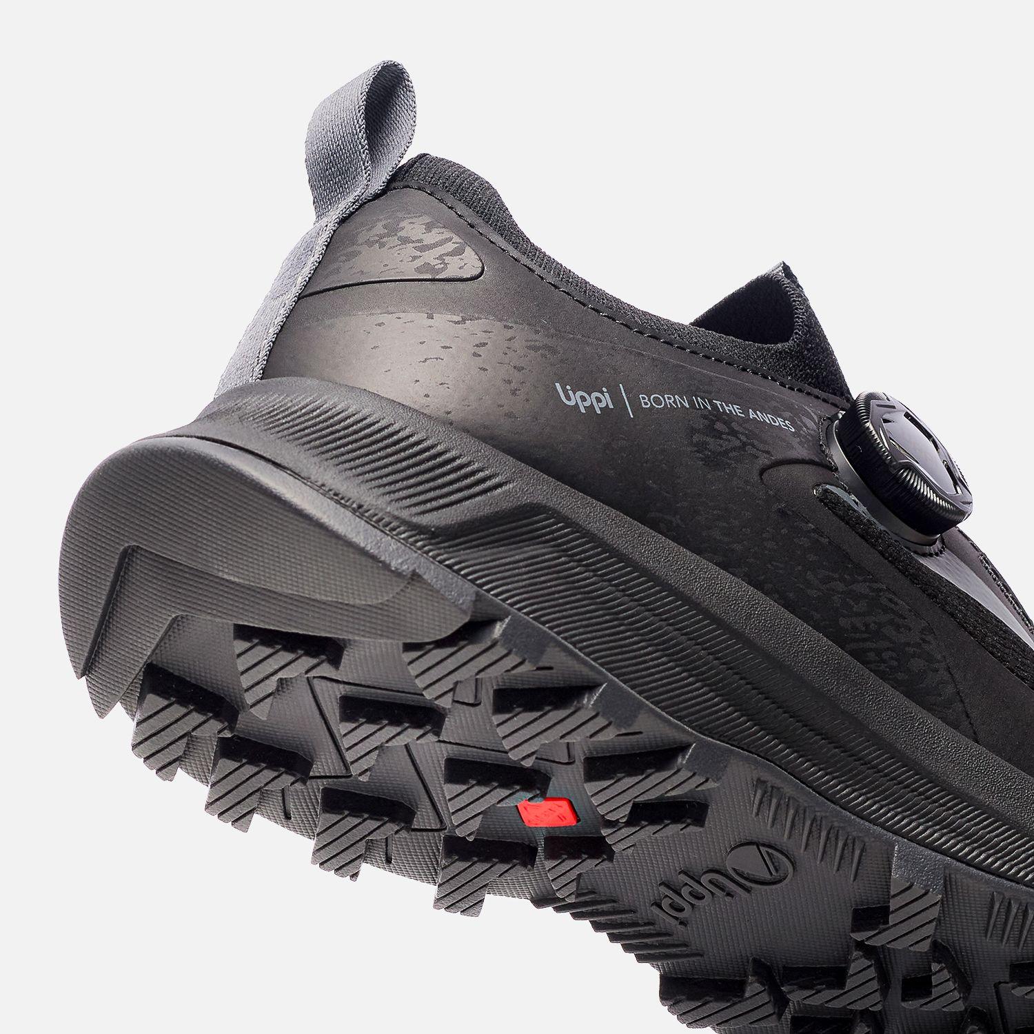 Zapatilla Hombre Light Knit Twist Negro Lippi I26-7