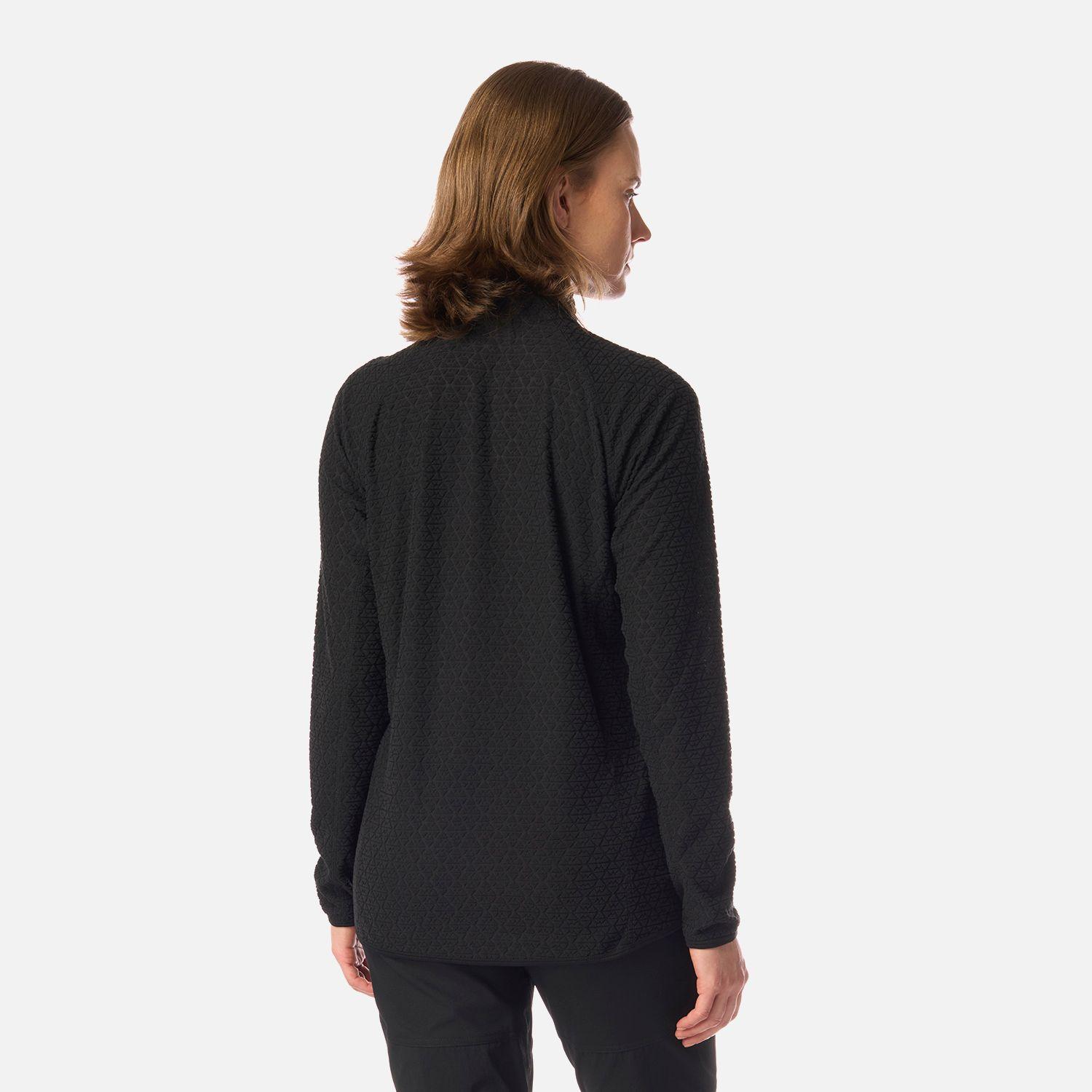 Polerón Mujer Jacaranda Nano-F 1/4 Zip Negro Lippi I26-2