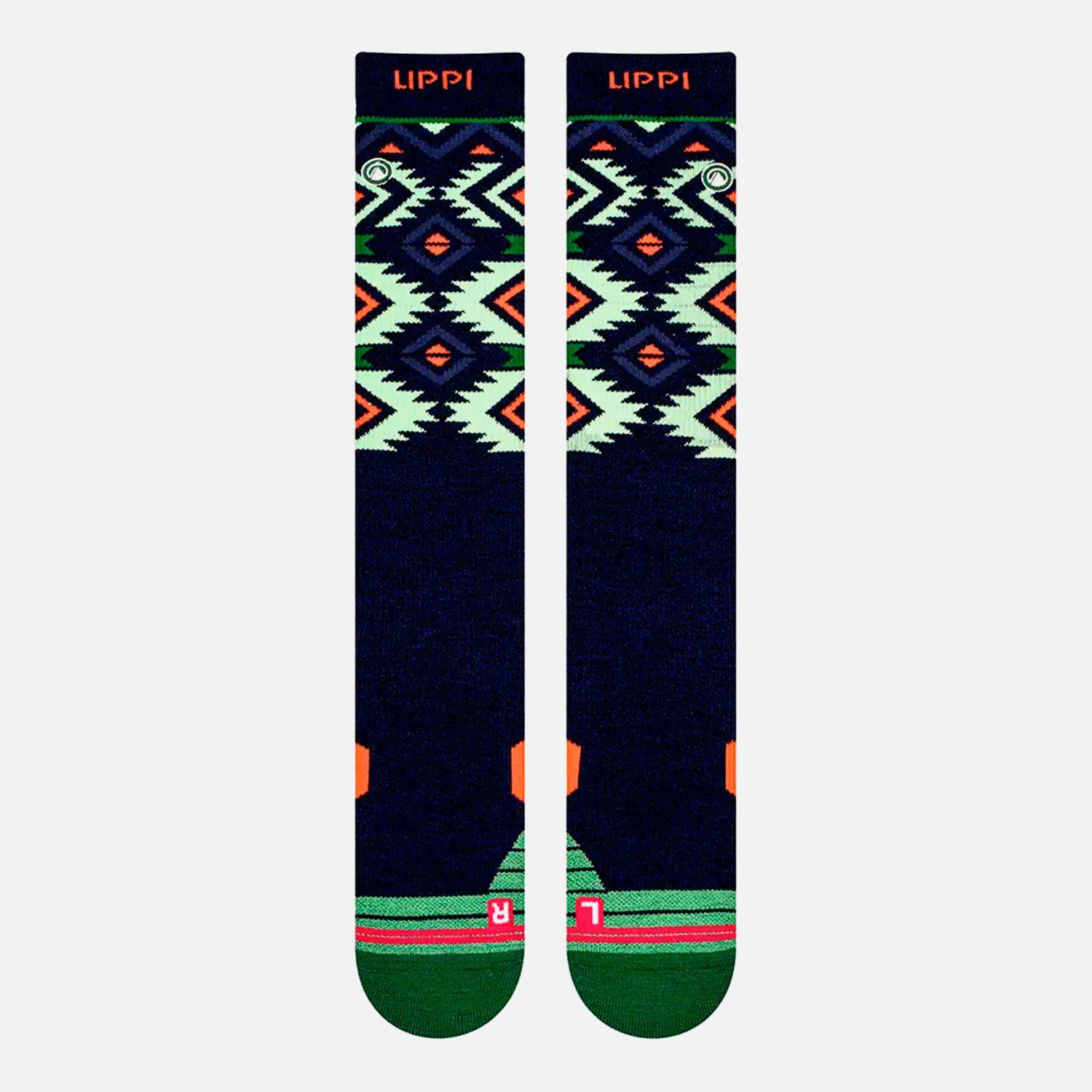 Calcetin Hombre All Mountain Ski Socks Negro Lippi I24-1