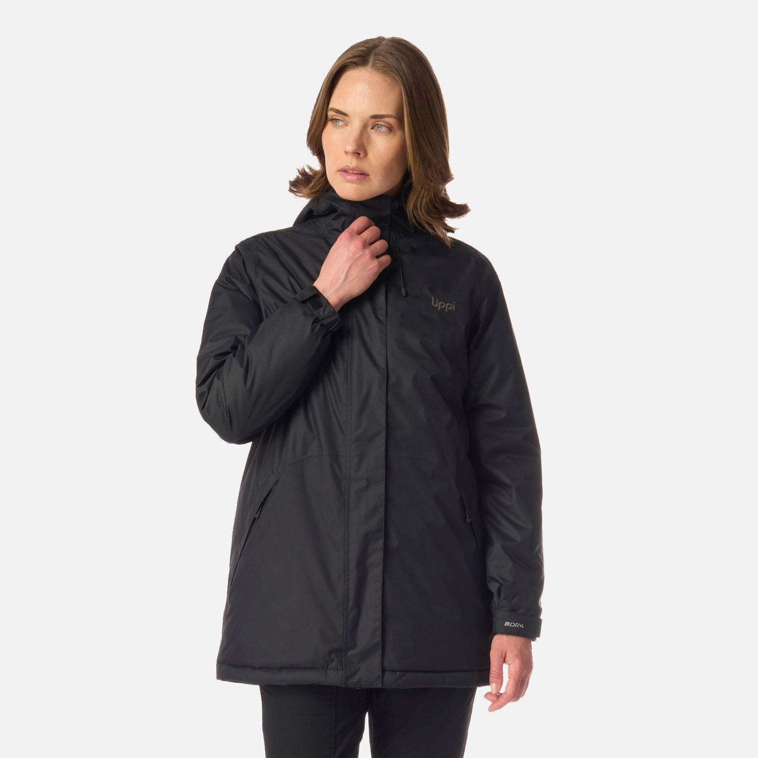 Chaqueta Mujer Gunther B-Dry Hoody Jacket Negro Lippi I26-0