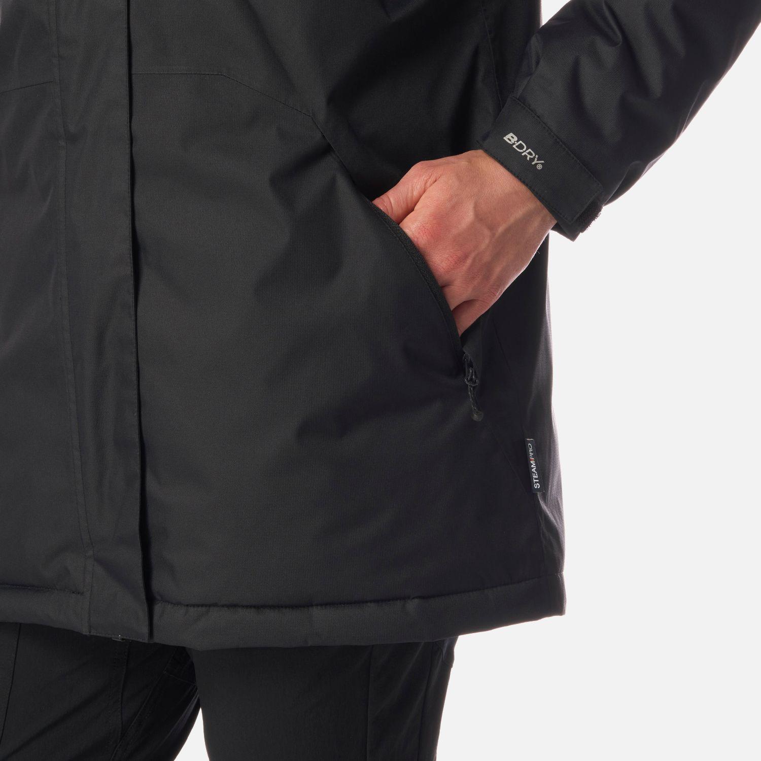 Chaqueta Mujer Gunther B-Dry Hoody Jacket Negro Lippi I26-4