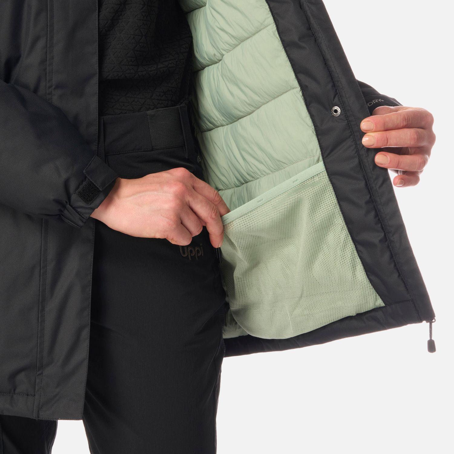 Chaqueta Mujer Gunther B-Dry Hoody Jacket Negro Lippi I26-5