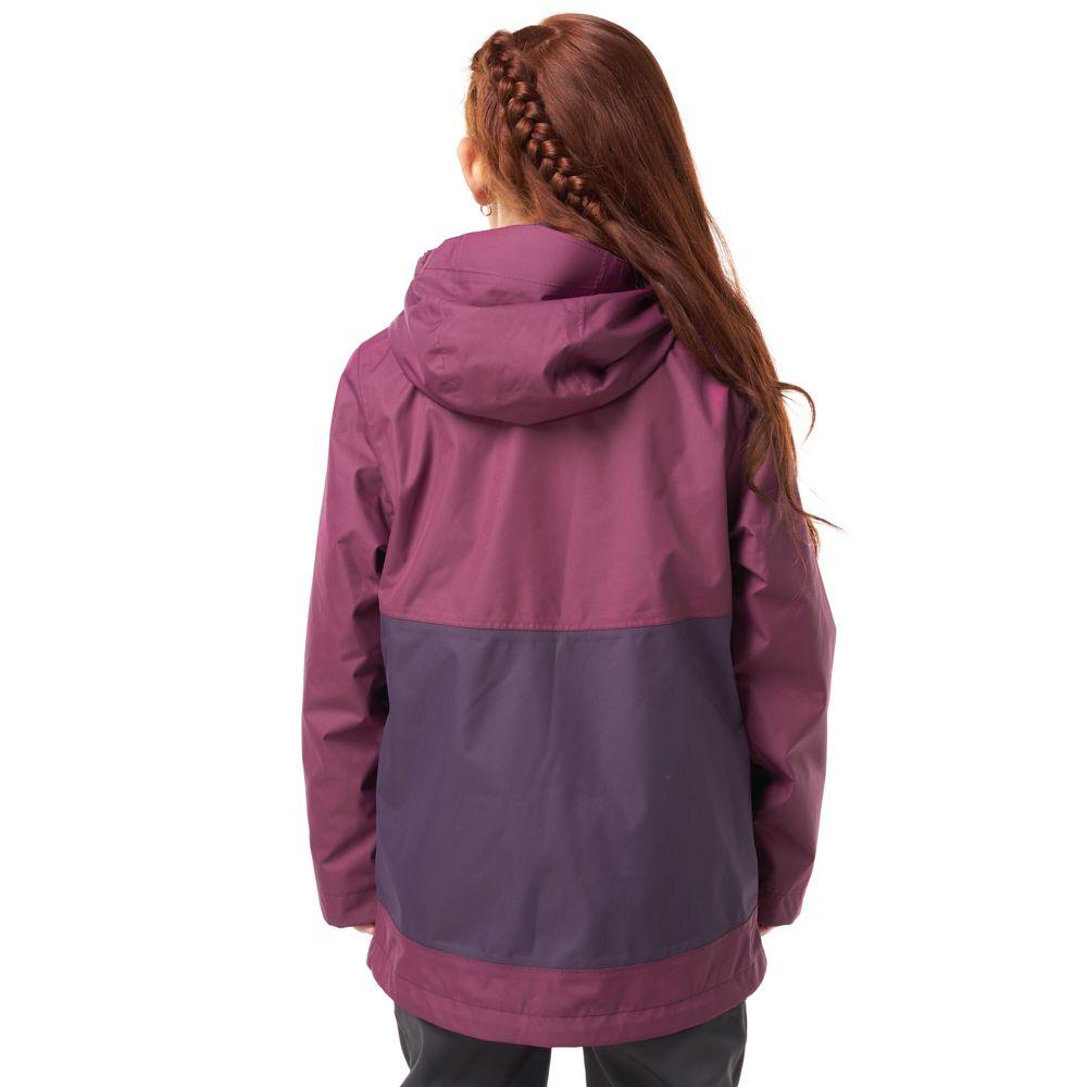 Chaqueta Niña Snowball Fusion-3 Hoody Jacket Uva / Print Frambuesa Lippi-2