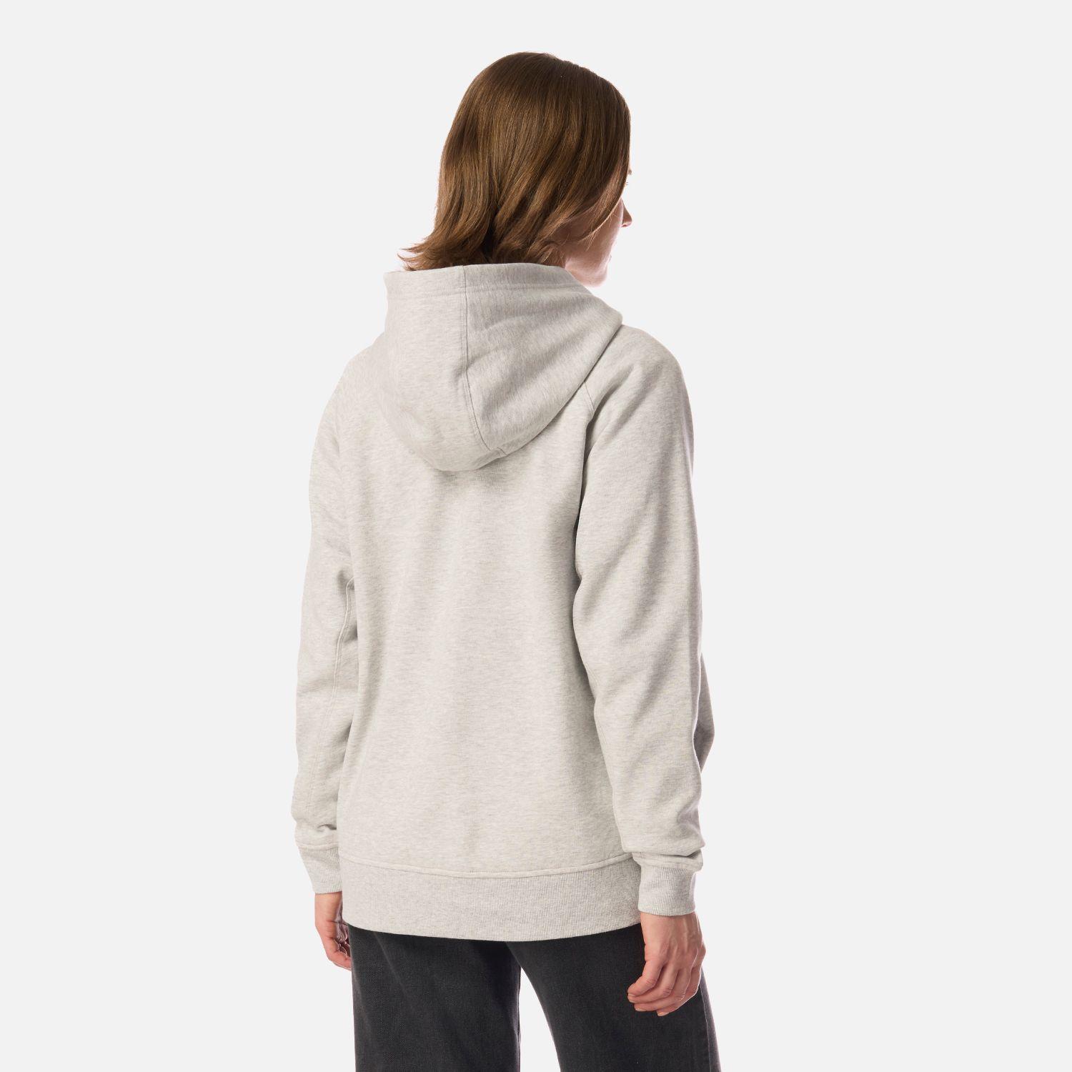 Polerón Mujer Insigne Hoody Sweatshirt Front Print Gris Claro Melange Lippi-2