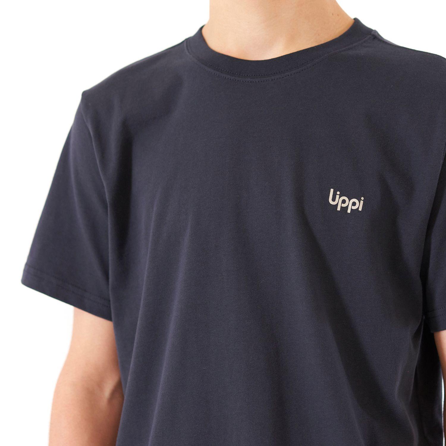 Polera Teen Boy Mountain UV-Stop T-Shirt Grafito Lippi-4