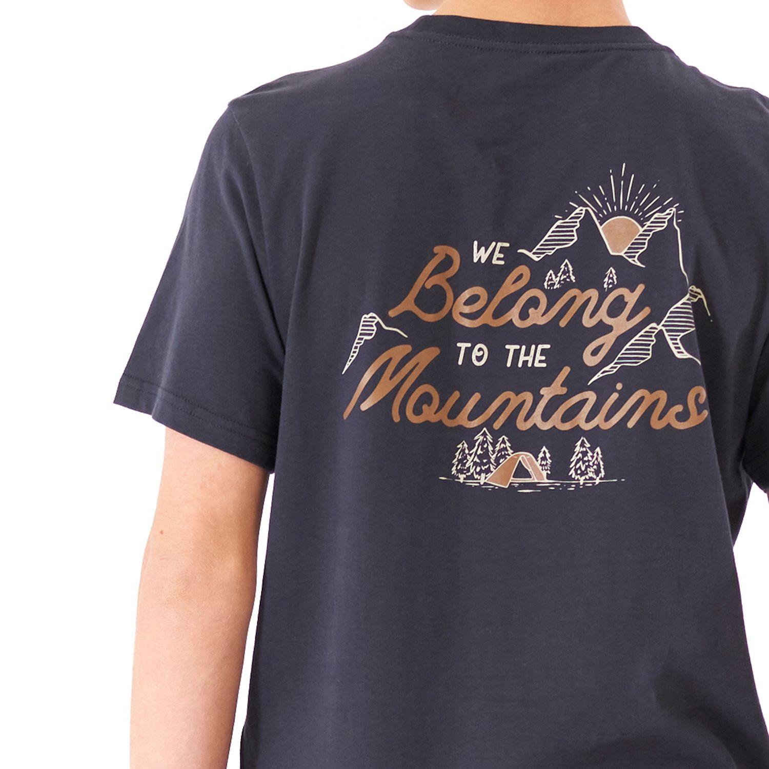 Polera Teen Boy Mountain UV-Stop T-Shirt Grafito Lippi-5