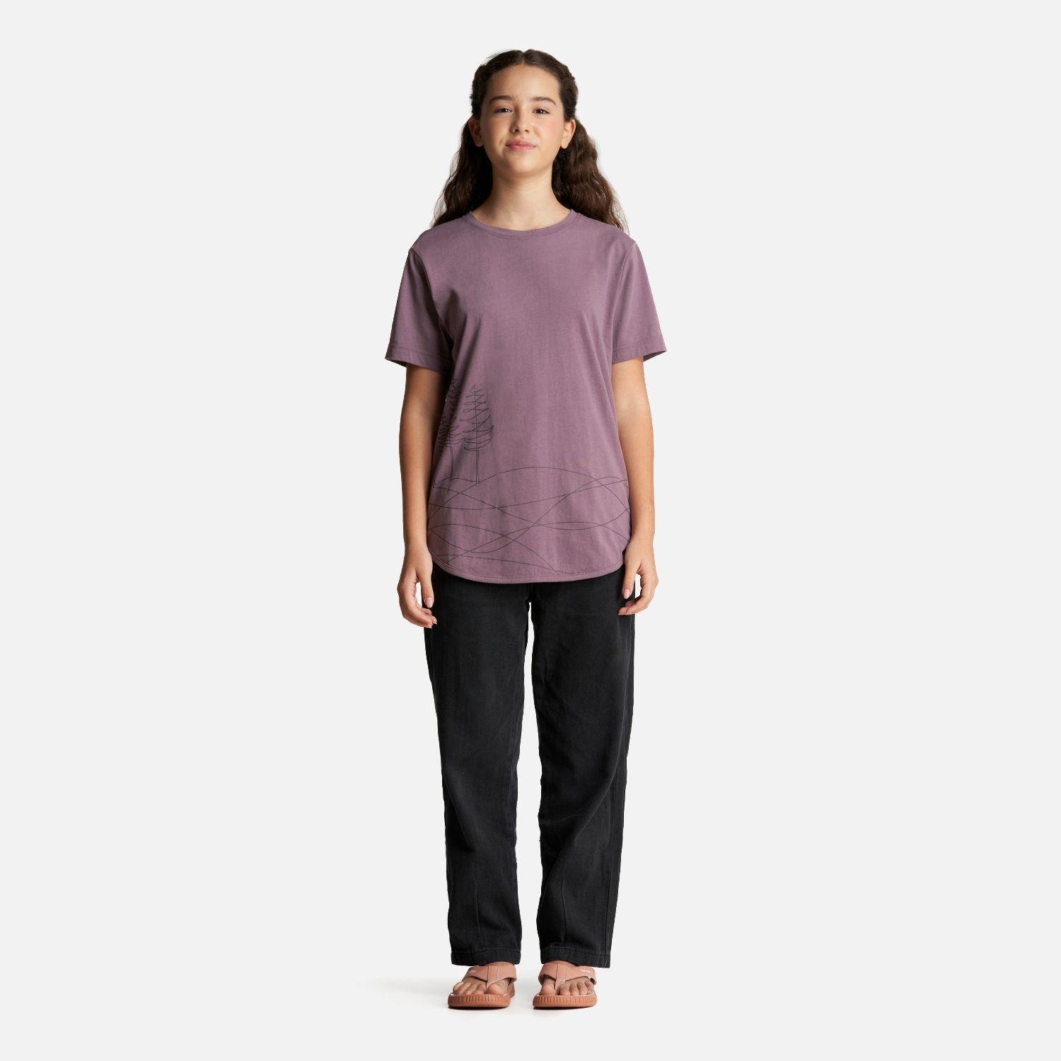 Polera Teen Girl Essential T-Shirt Malva Lippi-4