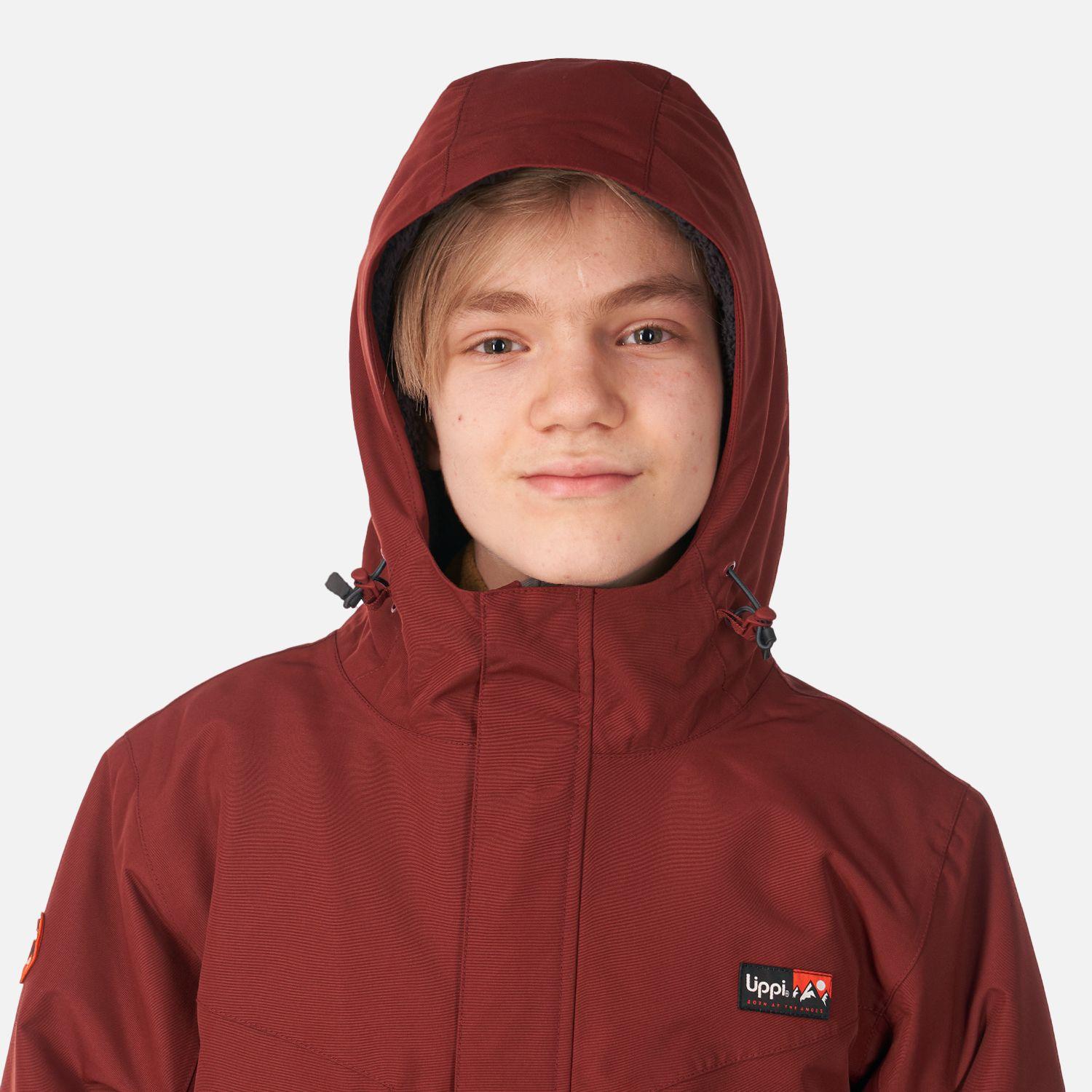 Chaqueta Teen Boy Roble B-Dry Hoody Jacket Terracota Lippi-3