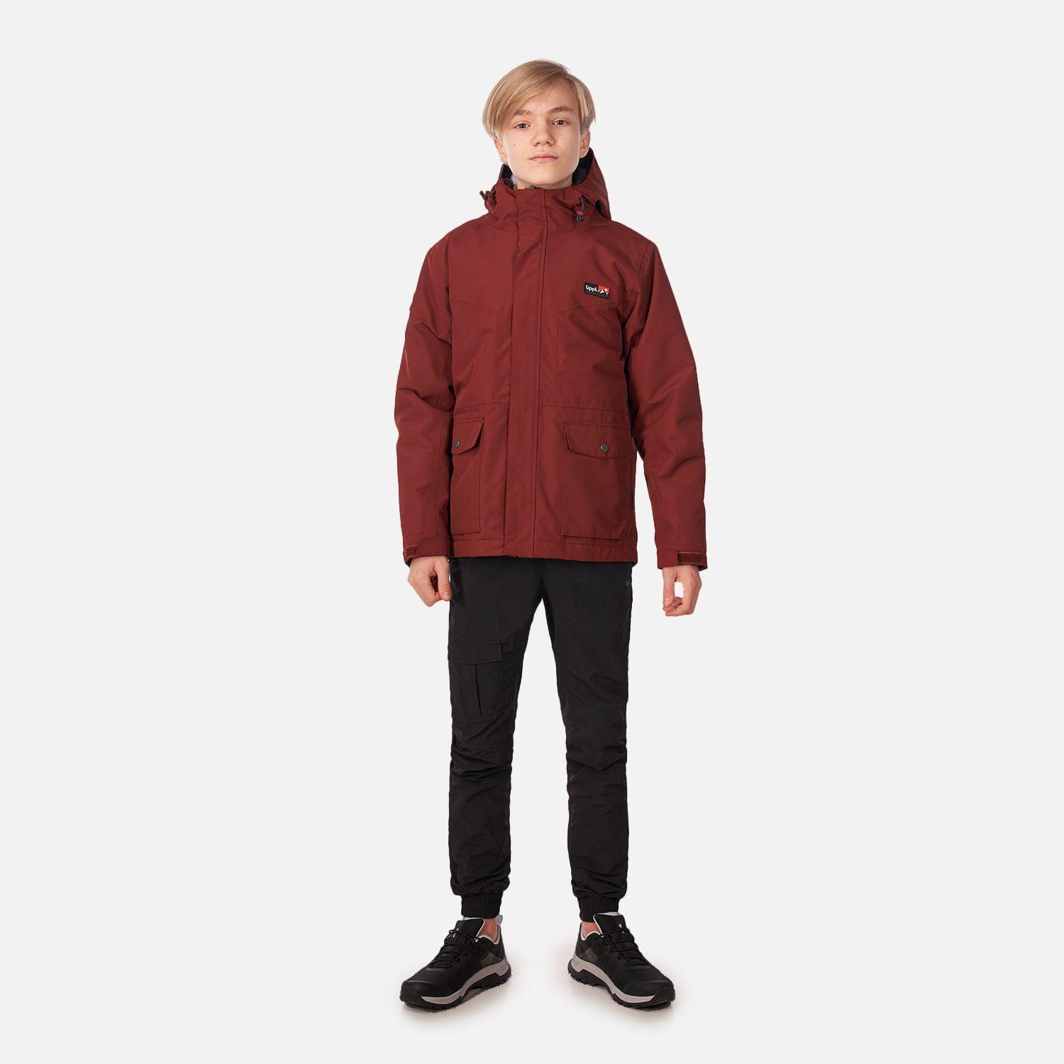 Chaqueta Teen Boy Roble B-Dry Hoody Jacket Terracota Lippi-5