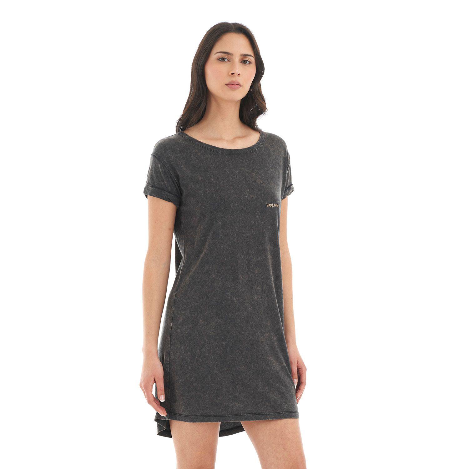 Vestido Mujer Palomita Grafito Haka Honu-2