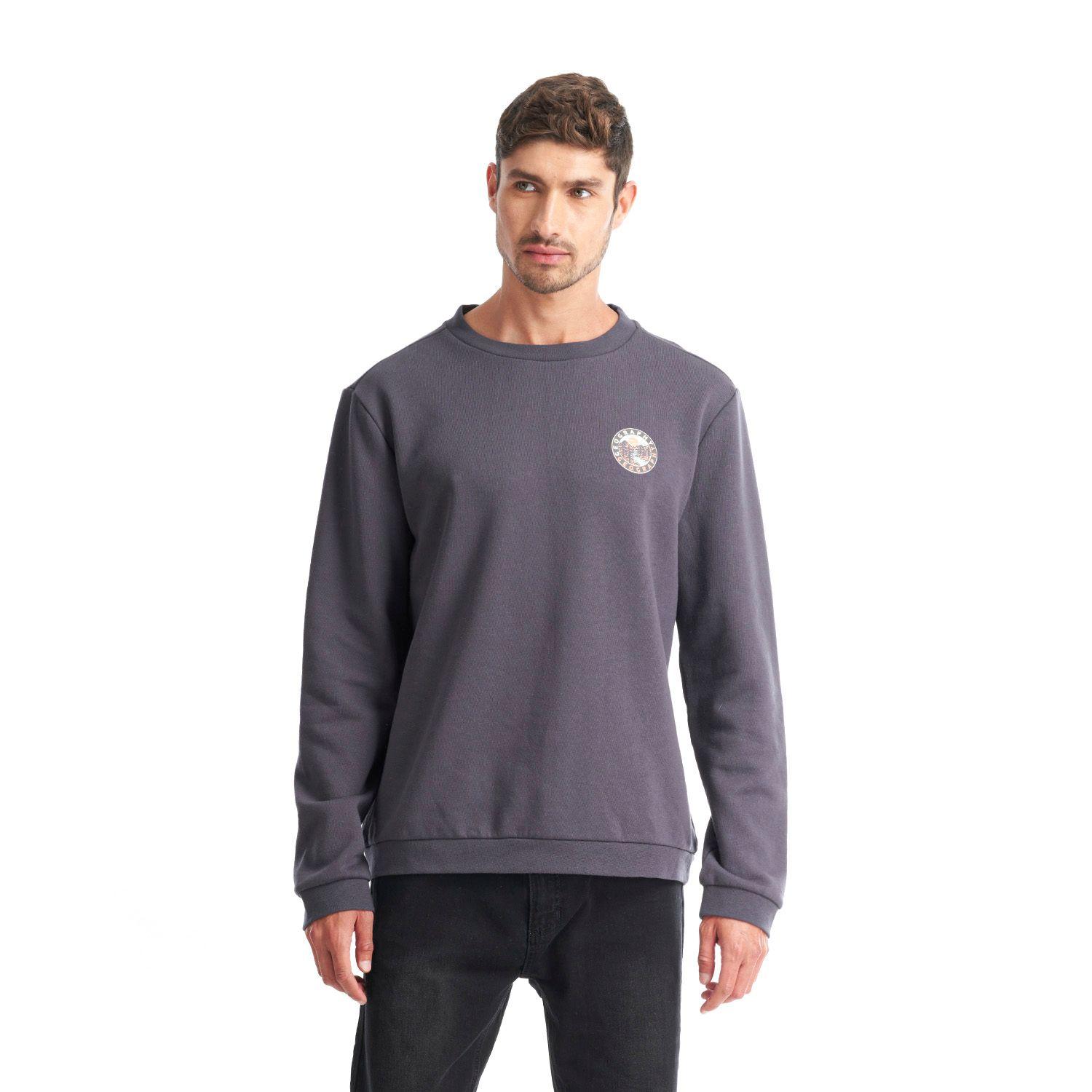 Poleron Hombre Pompeya Grafito Geography-1