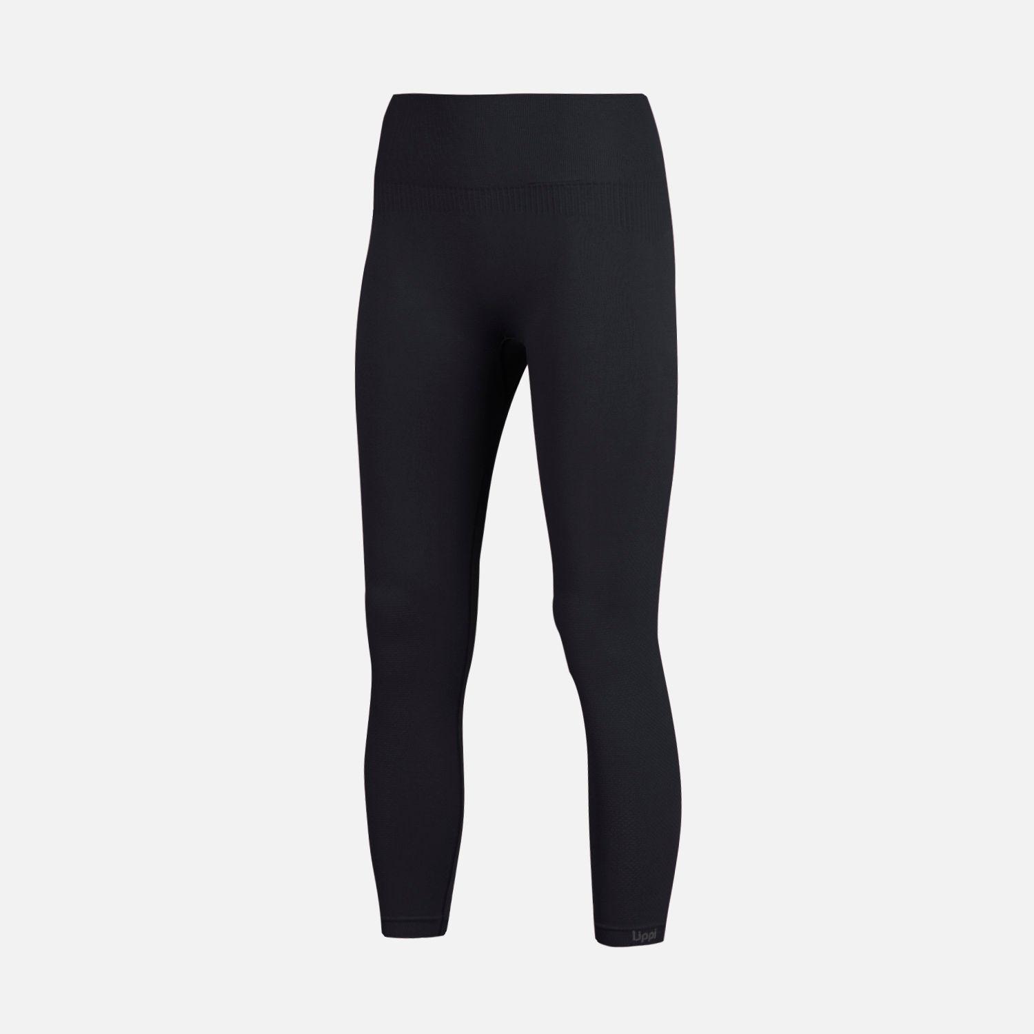 Calza Mujer In-Motion Seamless Leggings High Waist Negro Lippi V23-0