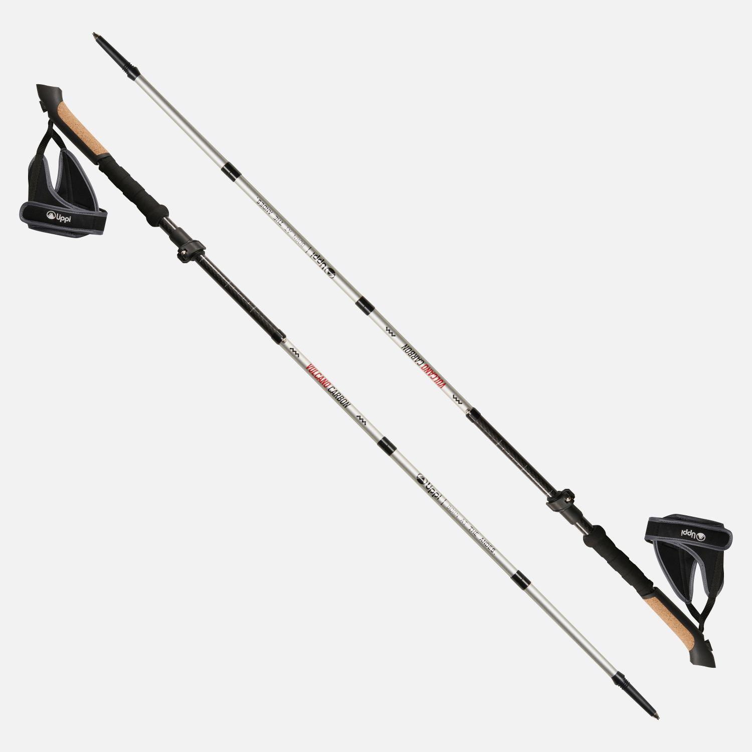 Baston Unisex Vulcano Carbon Pole Blanco Lippi-0