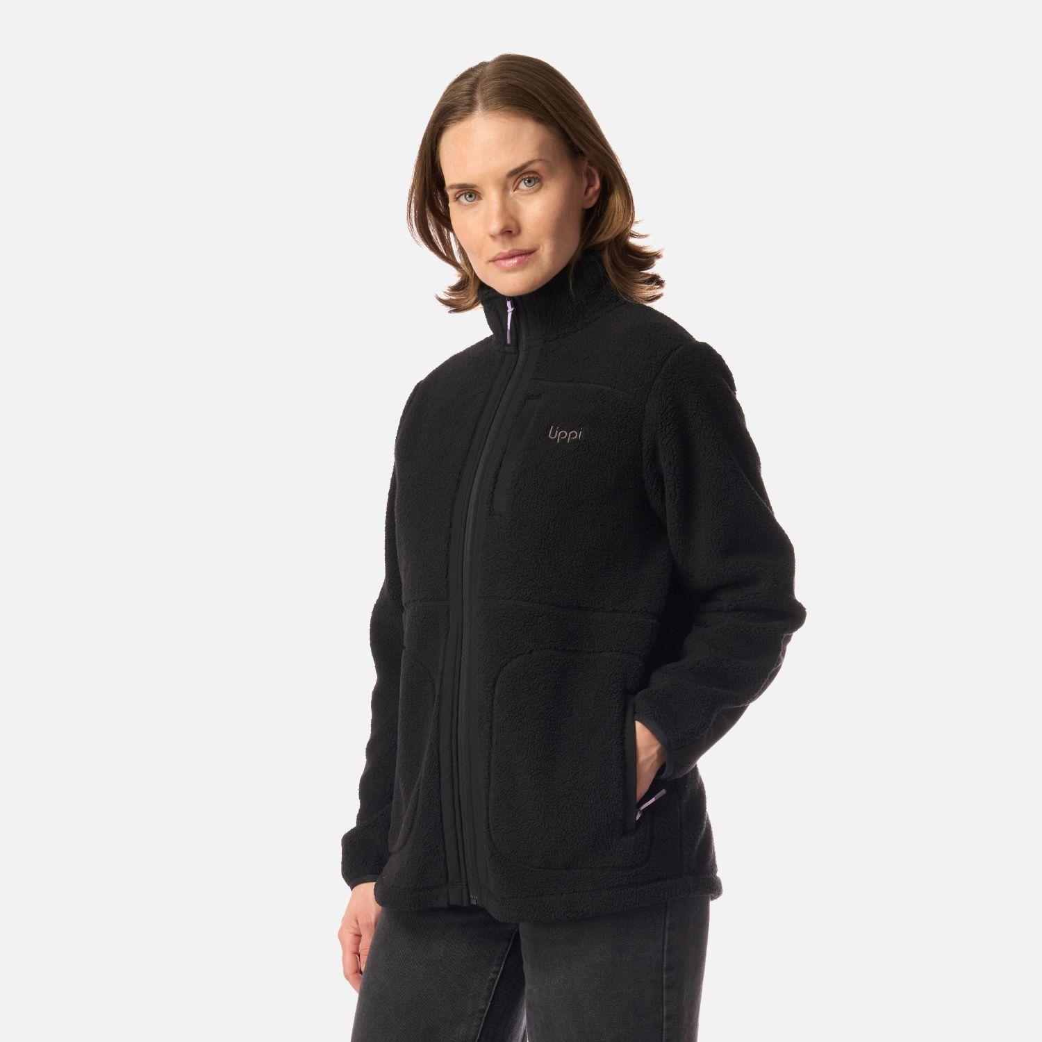 Polar Mujer Hug-like Shaggy-Pro Jacket Negro Lippi I26-1