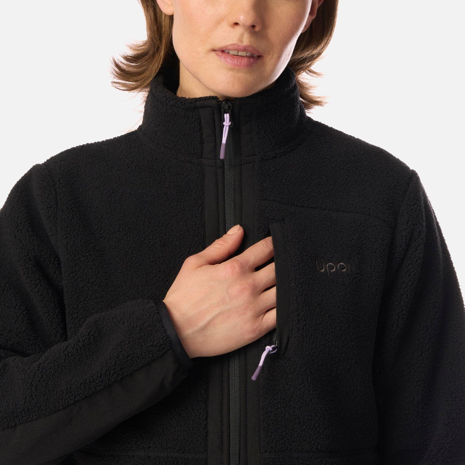 Polar Mujer Hug-like Shaggy-Pro Jacket Negro Lippi I26-3