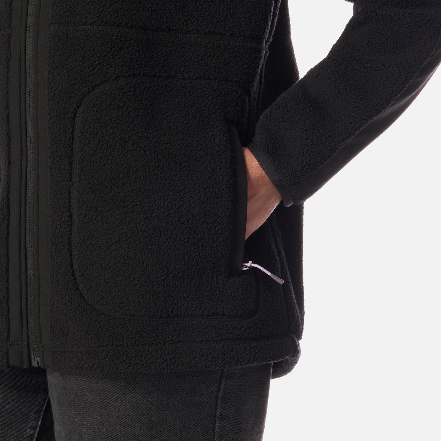 Polar Mujer Hug-like Shaggy-Pro Jacket Negro Lippi I26-4