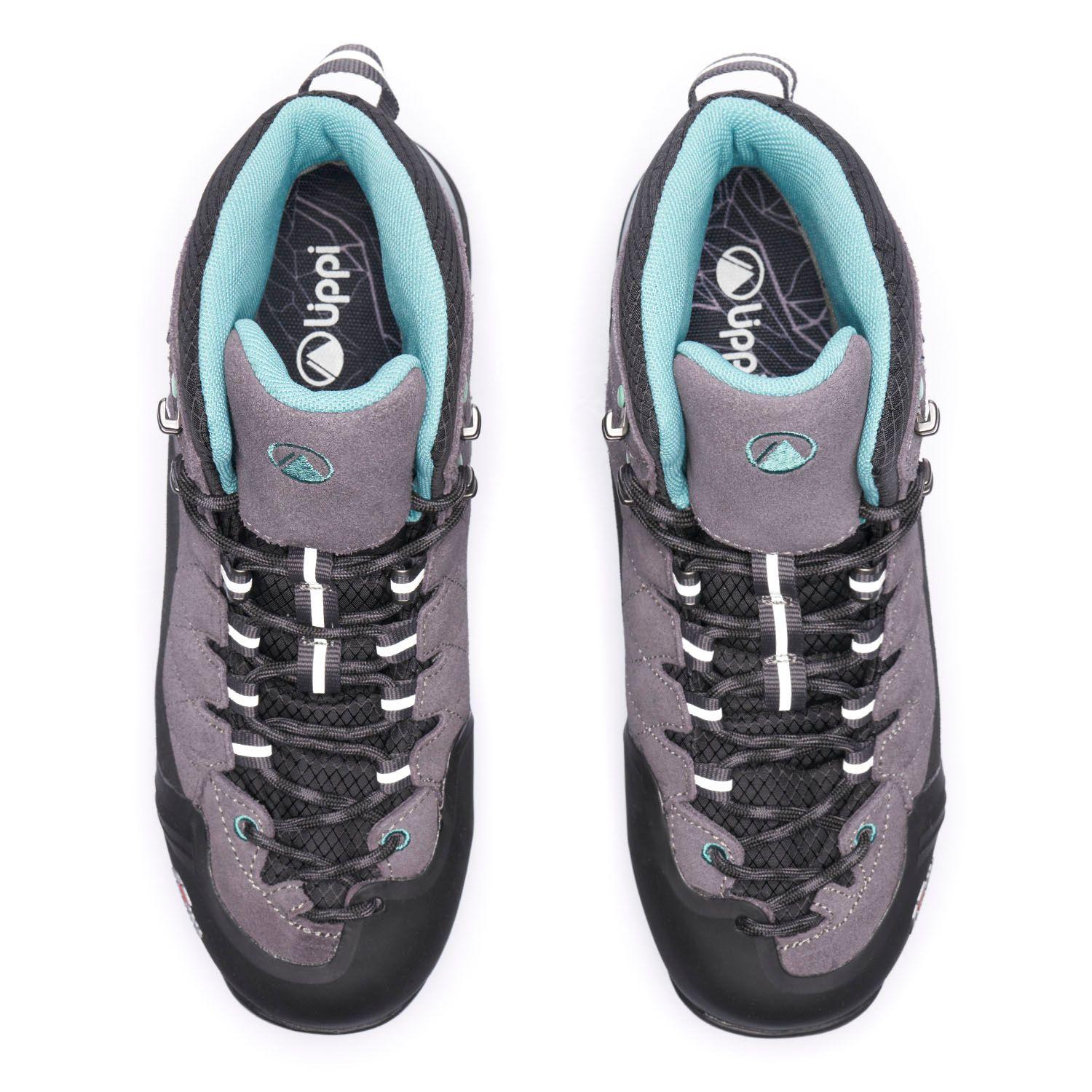 Botín Mujer Bravo Mid Gris Verde Agua Lippi-5