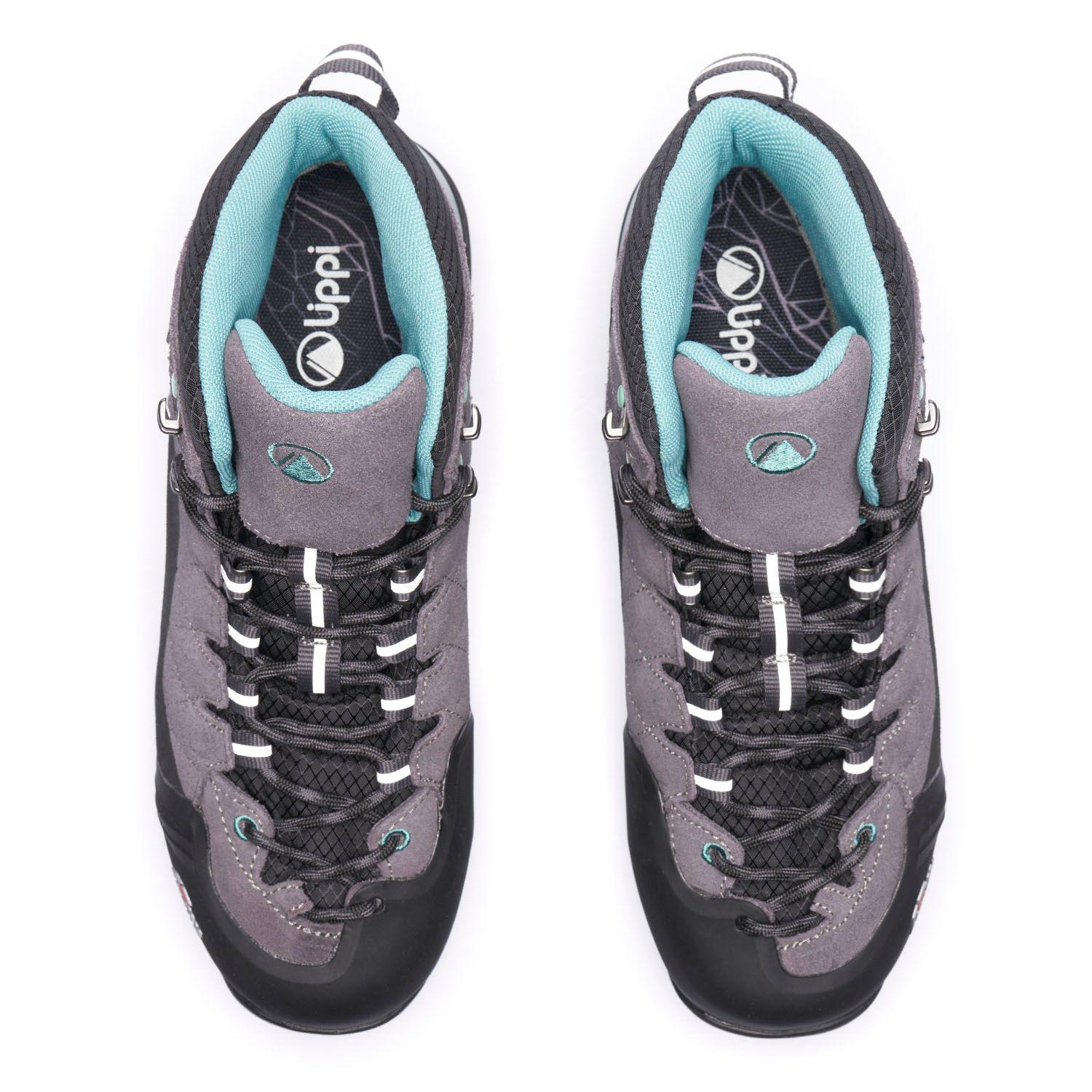 Botín Mujer Bravo Mid Gris Verde Agua Lippi-5