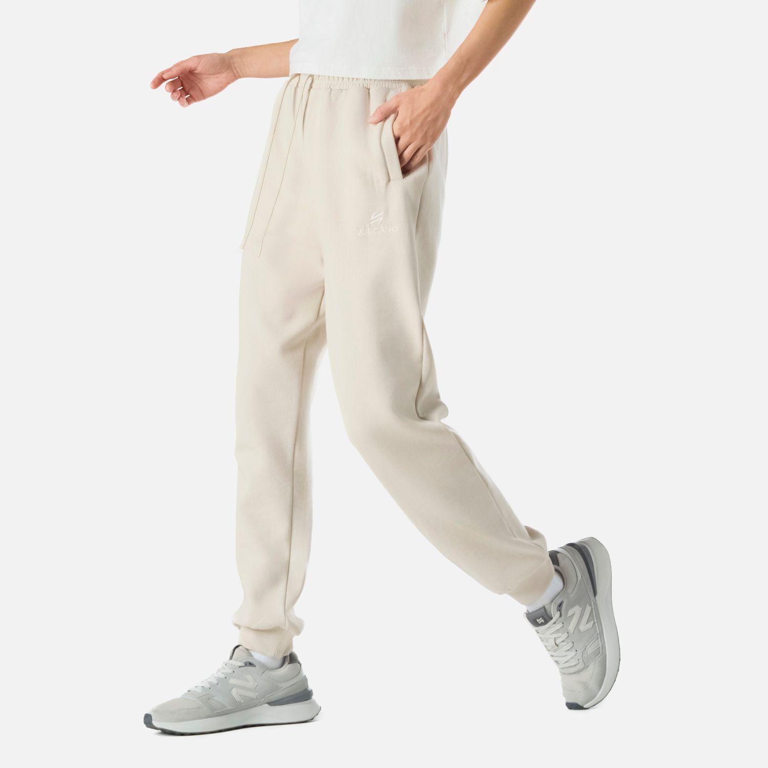 Pantalón Mujer Cool Down Jogger Pants Crema Vulcano-1