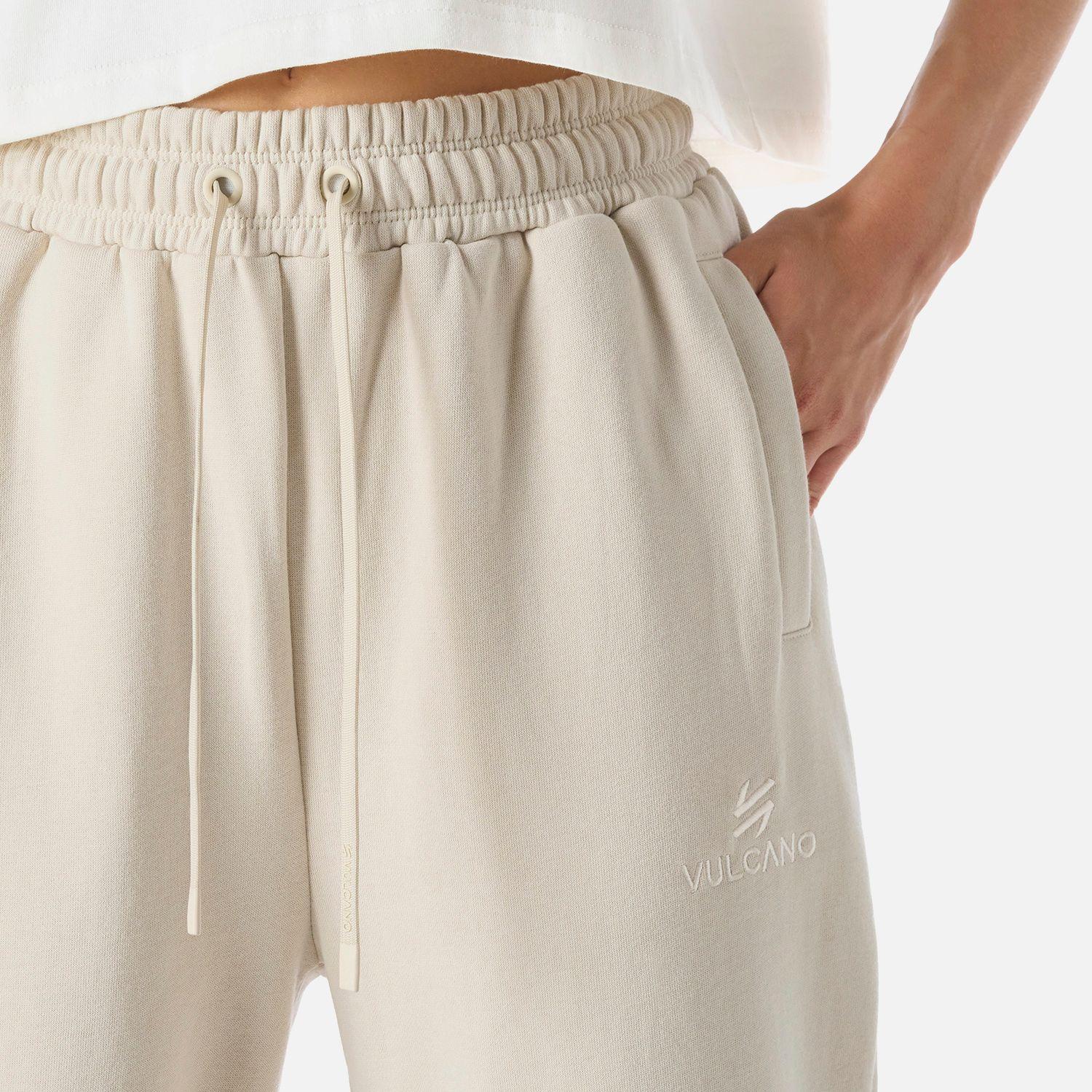 Pantalón Mujer Cool Down Jogger Pants Crema Vulcano-4
