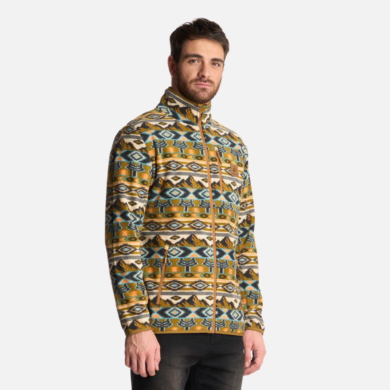 Polerón Hombre Tokerau Pro Print Crema Haka Honu-1