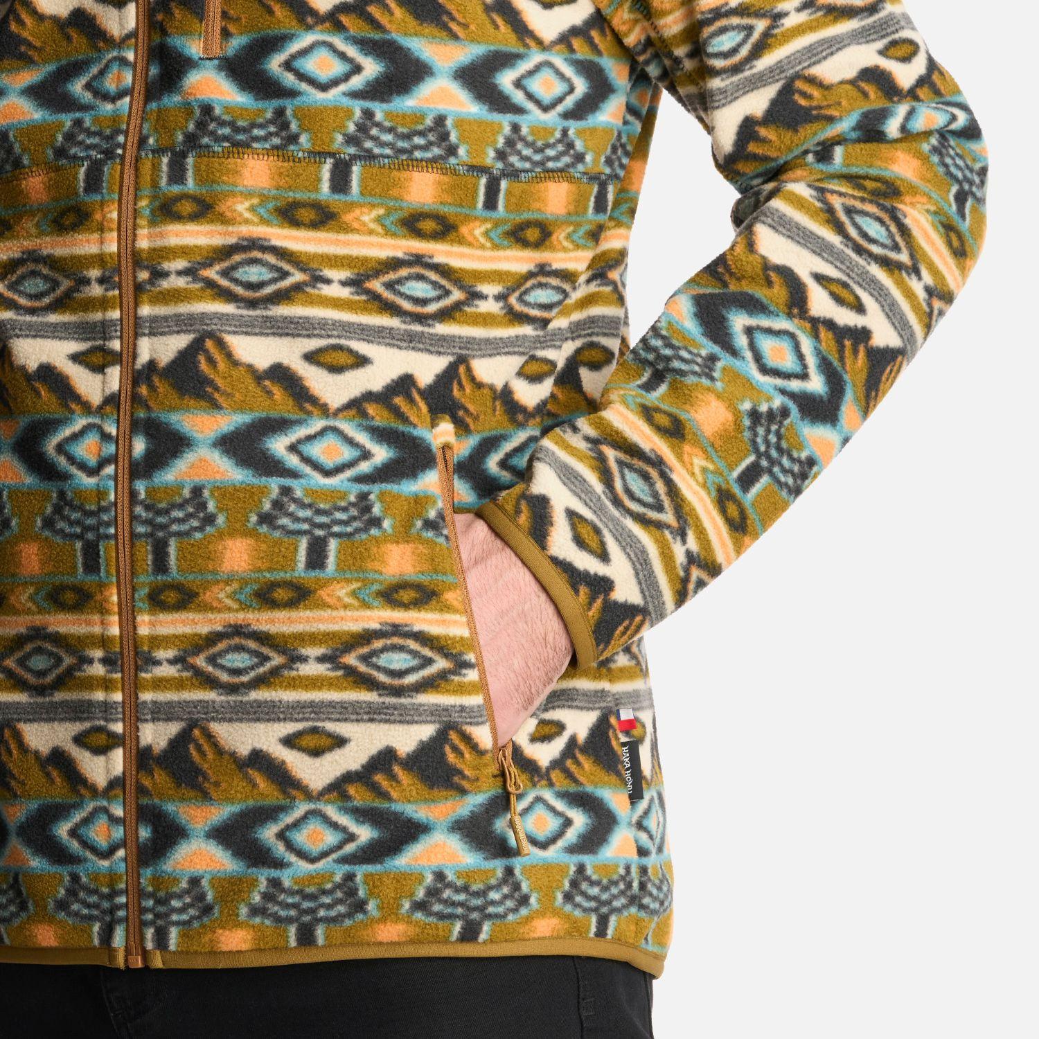 Polerón Hombre Tokerau Pro Print Crema Haka Honu-4