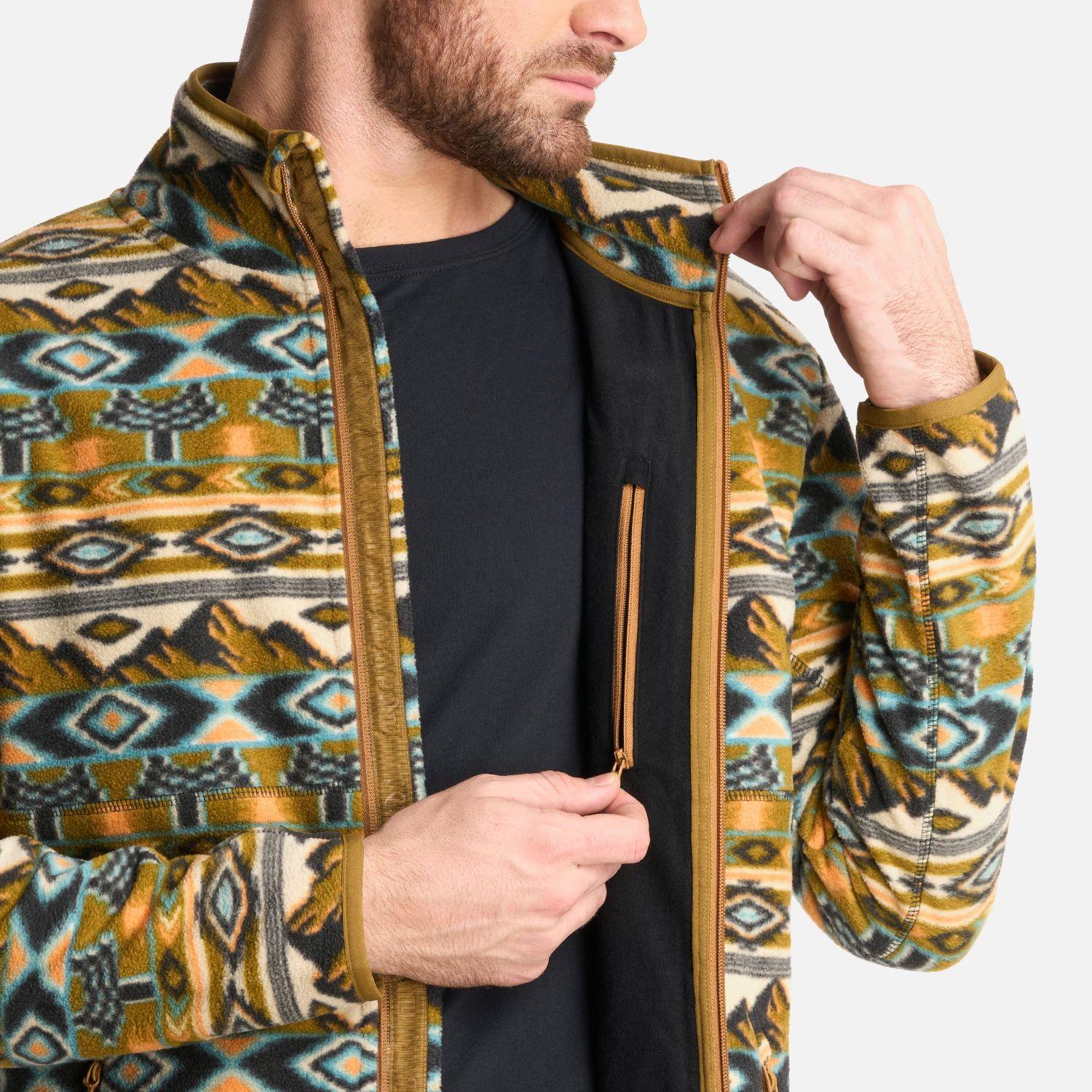 Polerón Hombre Tokerau Pro Print Crema Haka Honu-5