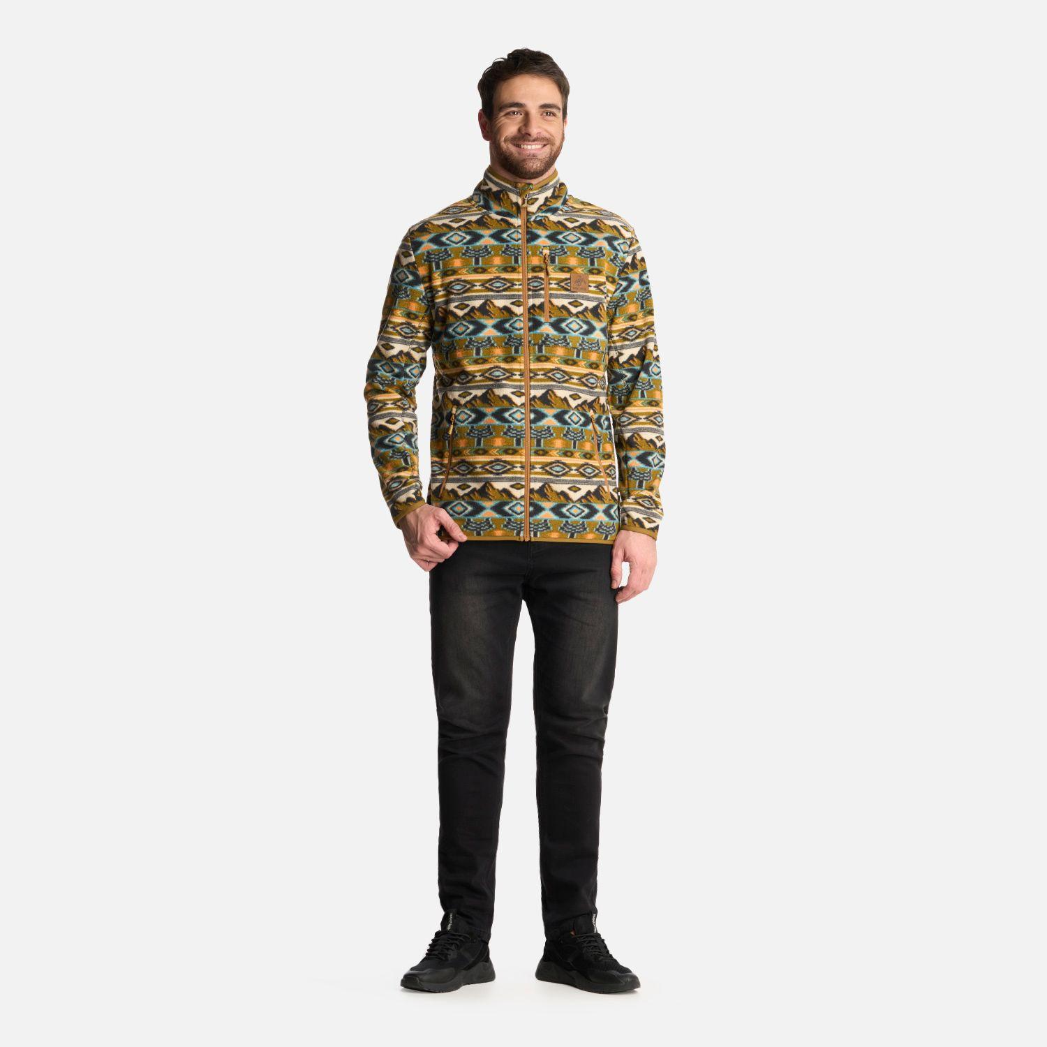 Polerón Hombre Tokerau Pro Print Crema Haka Honu-6