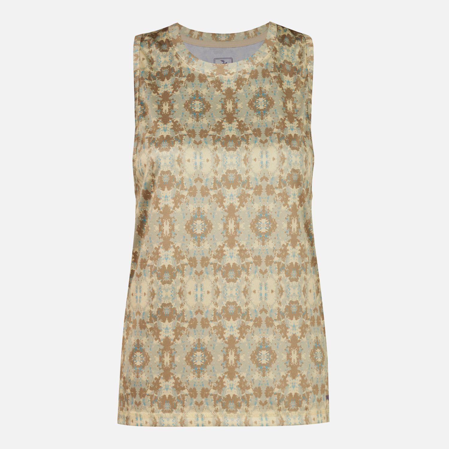 Polera Mujer Sudala Print Beige Haka Honu-0