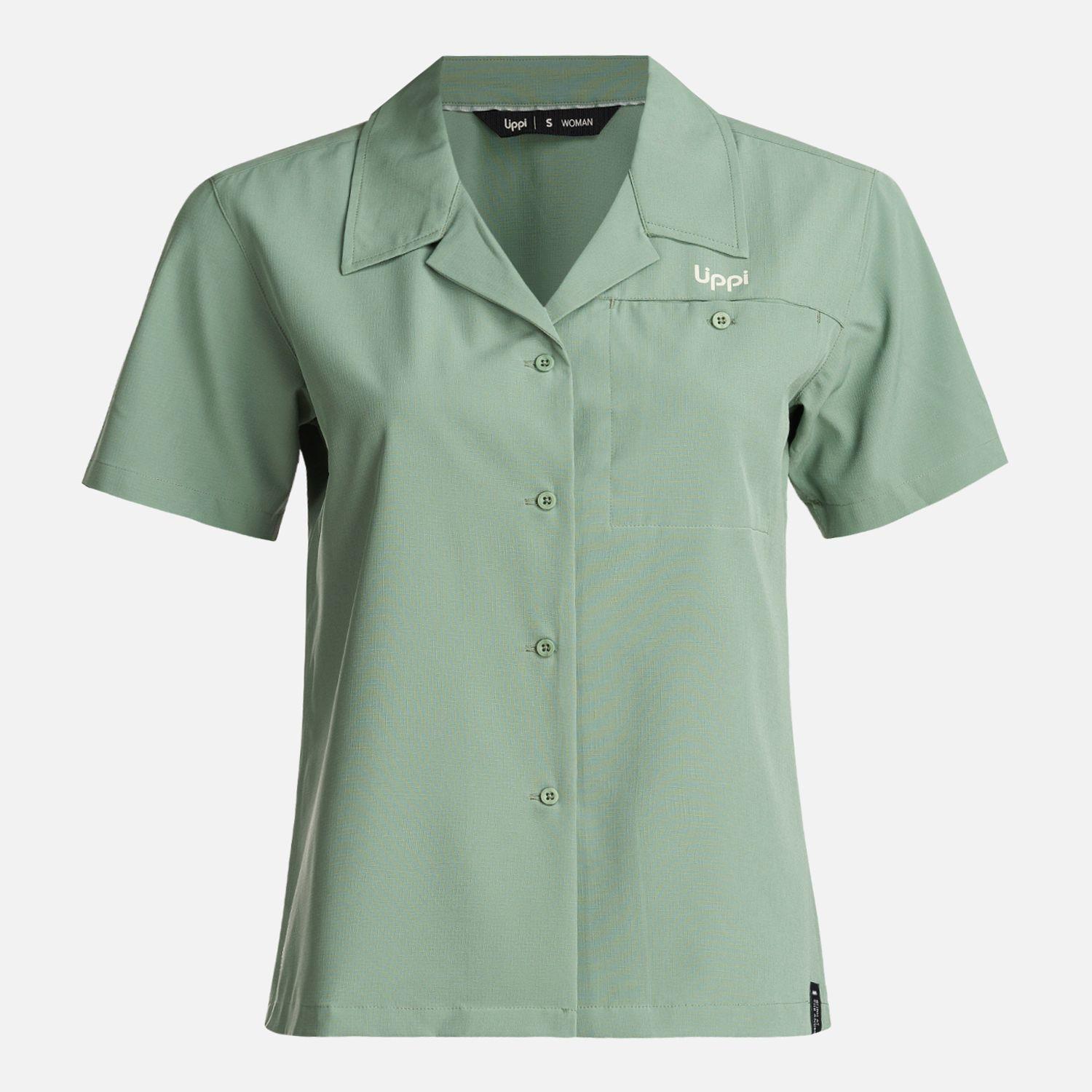 Camisa Mujer  Murallon Q- Dry Shirt Verde Claro Lippi-0
