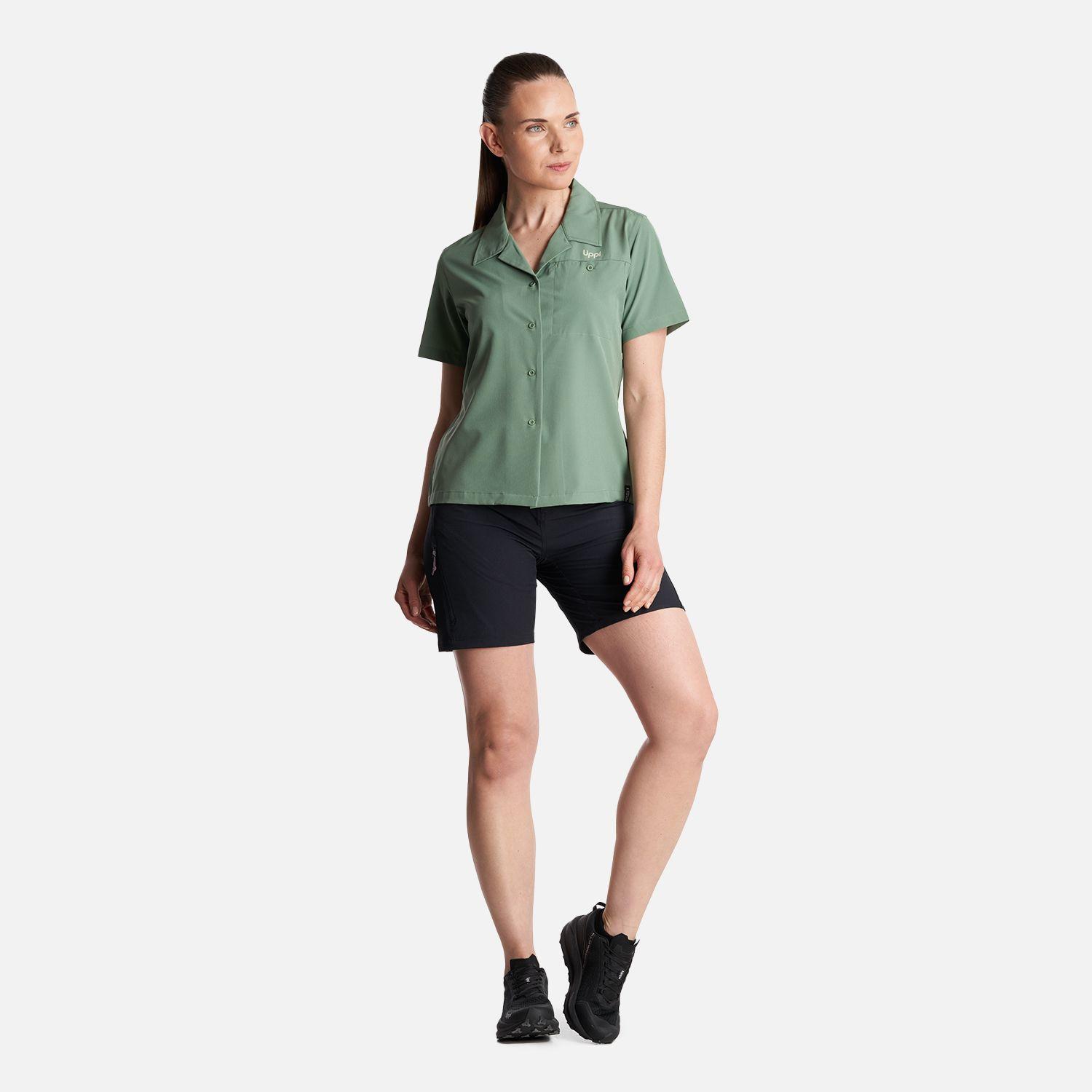 Camisa Mujer  Murallon Q- Dry Shirt Verde Claro Lippi-5