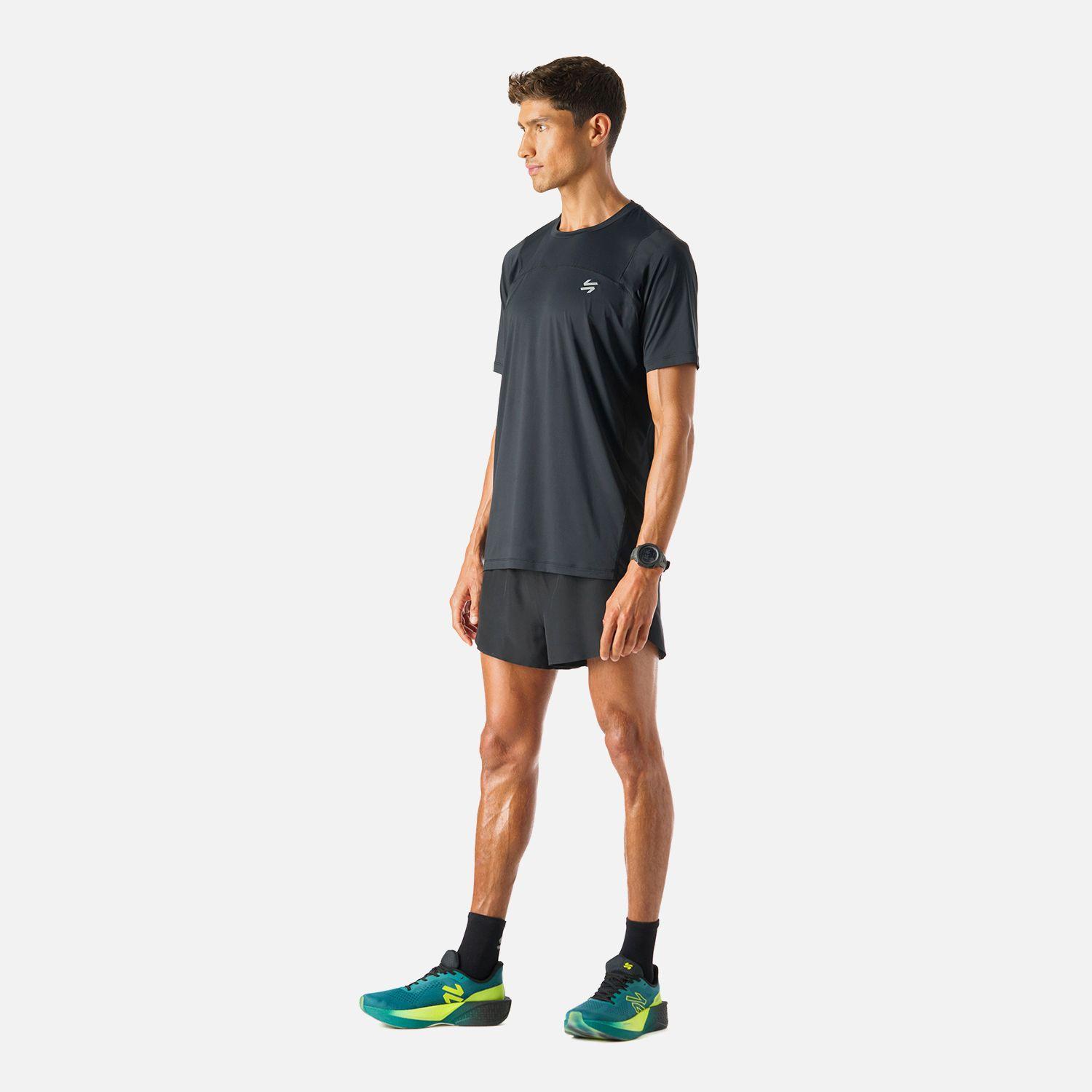 Polera Hombre Built To Move T-Shirt Negro Vulcano-6