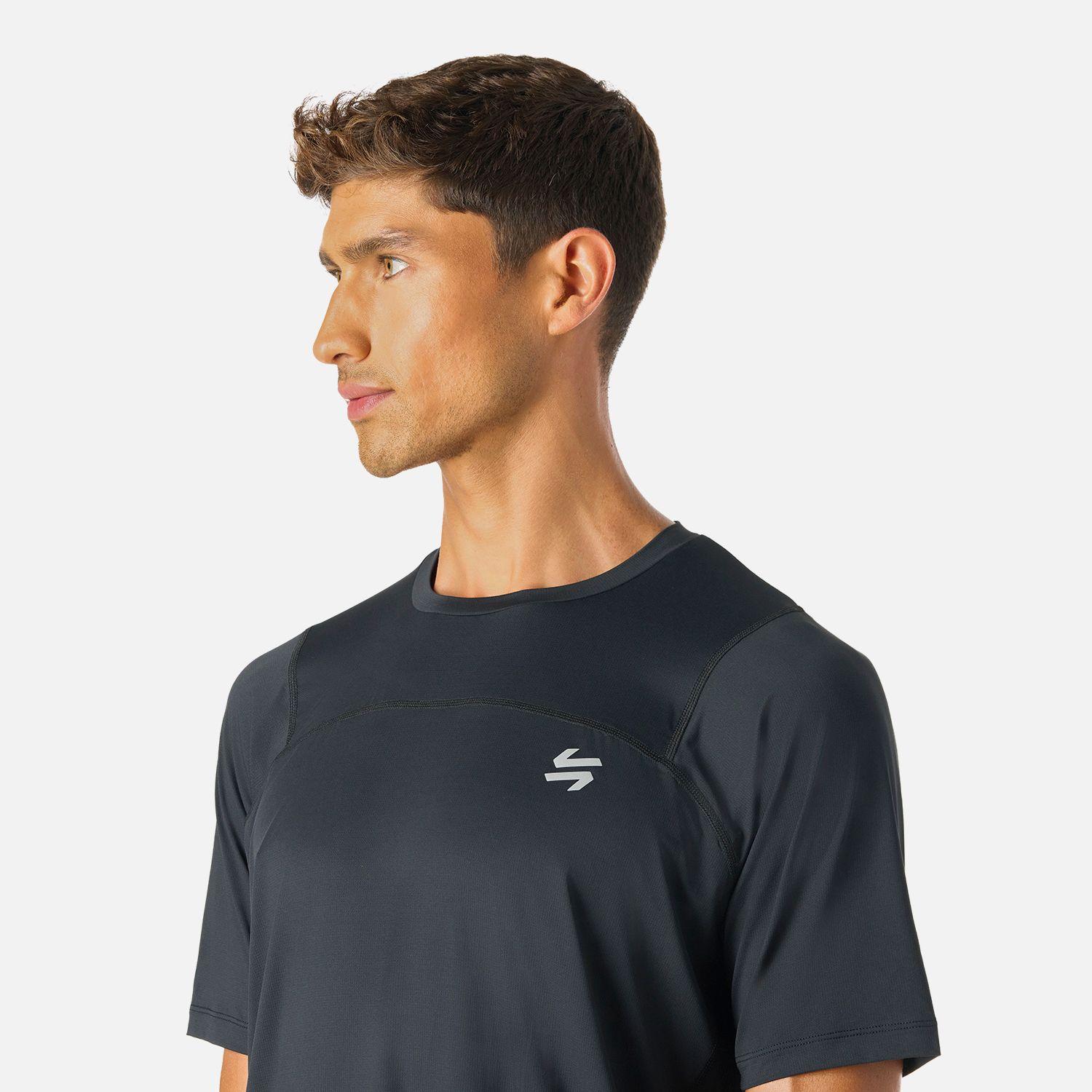 Polera manga corta running hombre Built To Move-4