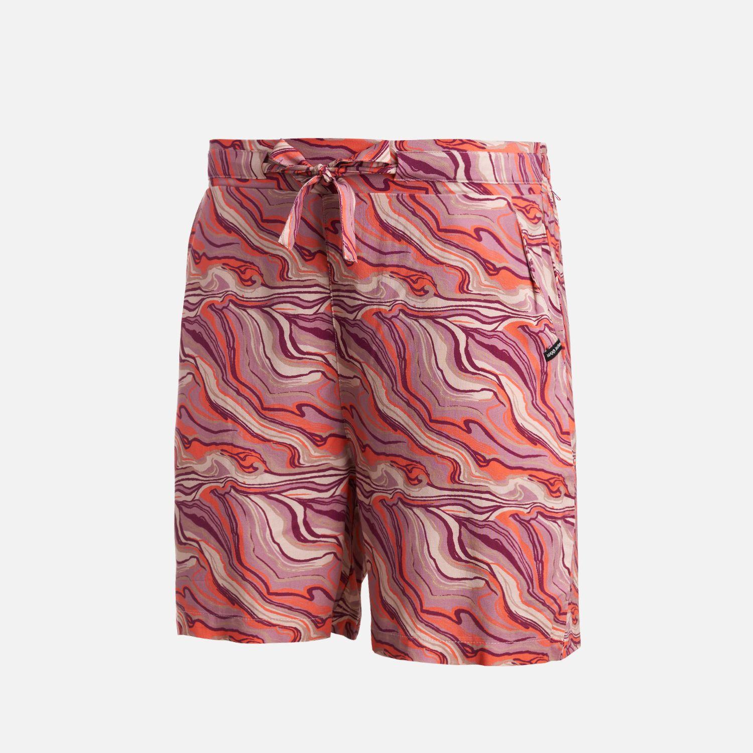 Short Mujer Jipoff Print Rosa Haka Honu-0